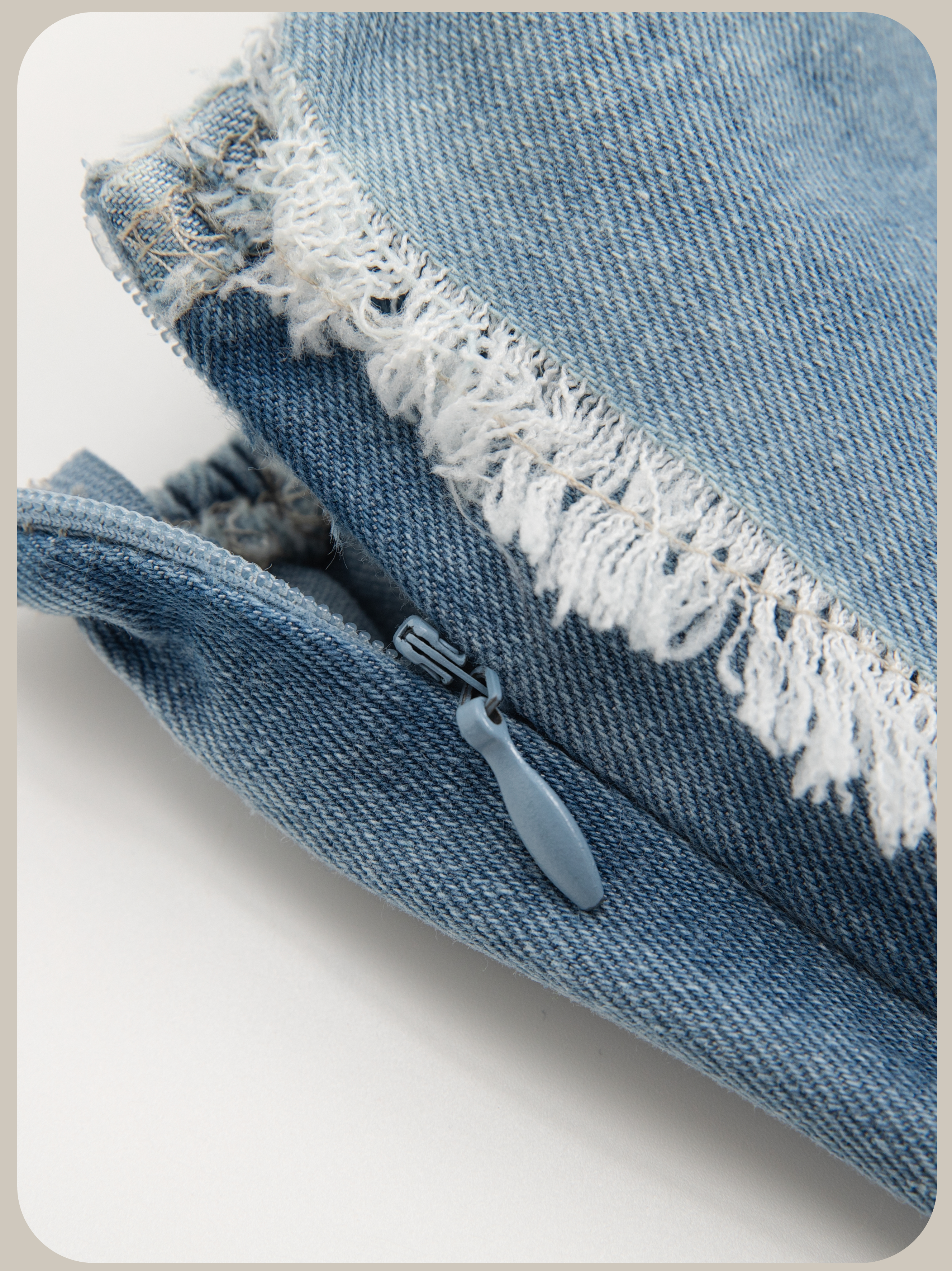 Fringe Denim Corset Mesh Cami Dress Set Up/フリンジデニムコルセットメッシュキャミドレスセット
