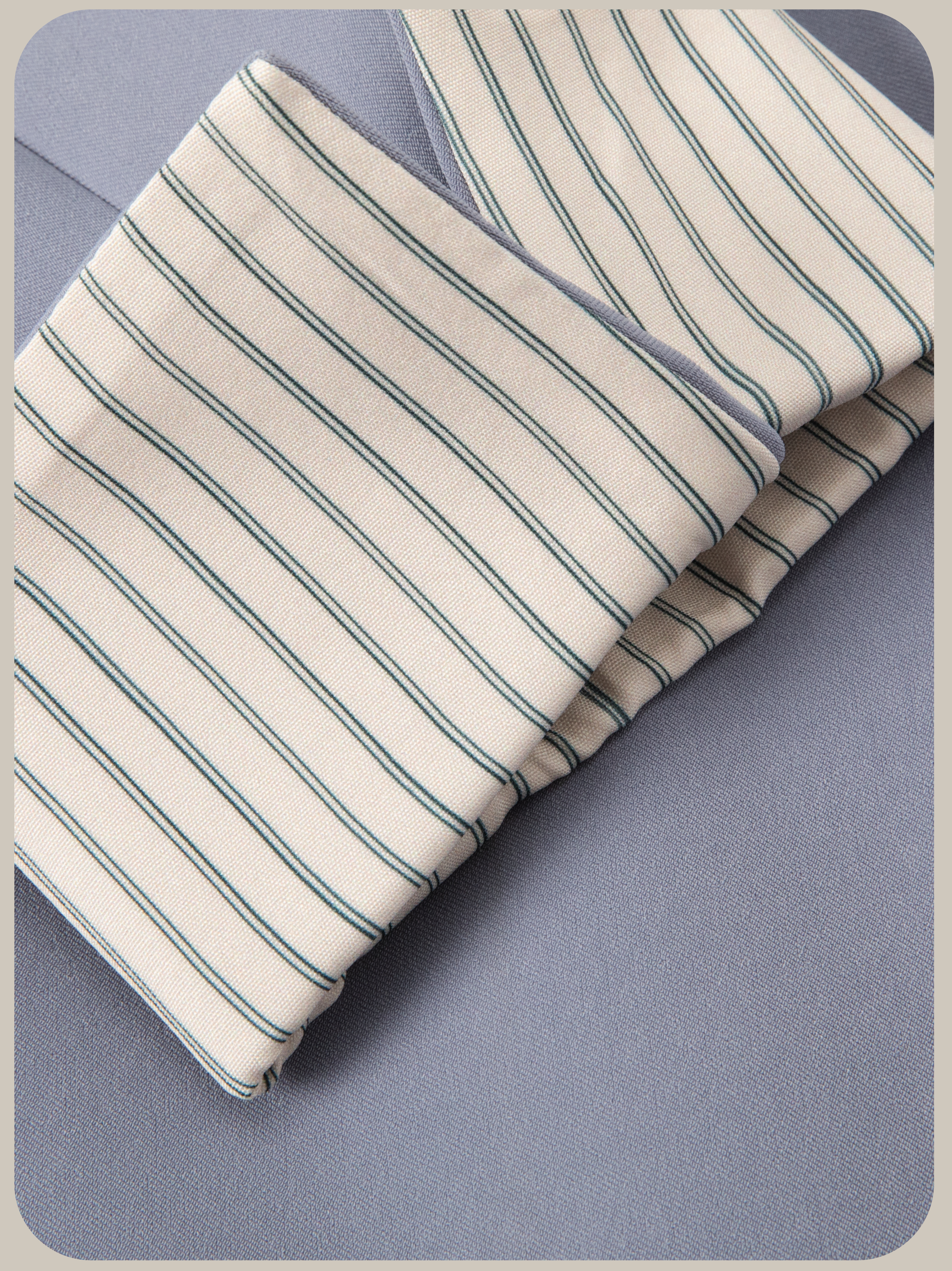 ・予約商品・ Loose Suit Stripe Cuff Jacket/ルーズストライプ袖口ジャケット