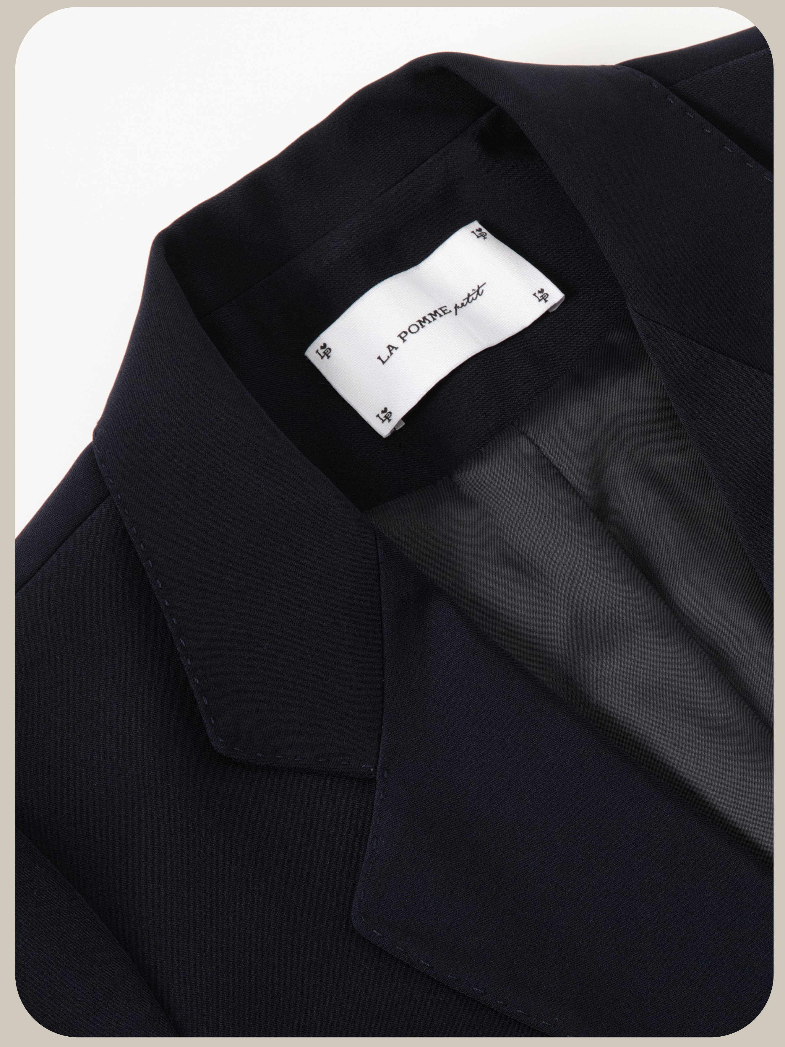 ・予約商品・ Loose Suit Stripe Cuff Jacket/ルーズストライプ袖口ジャケット