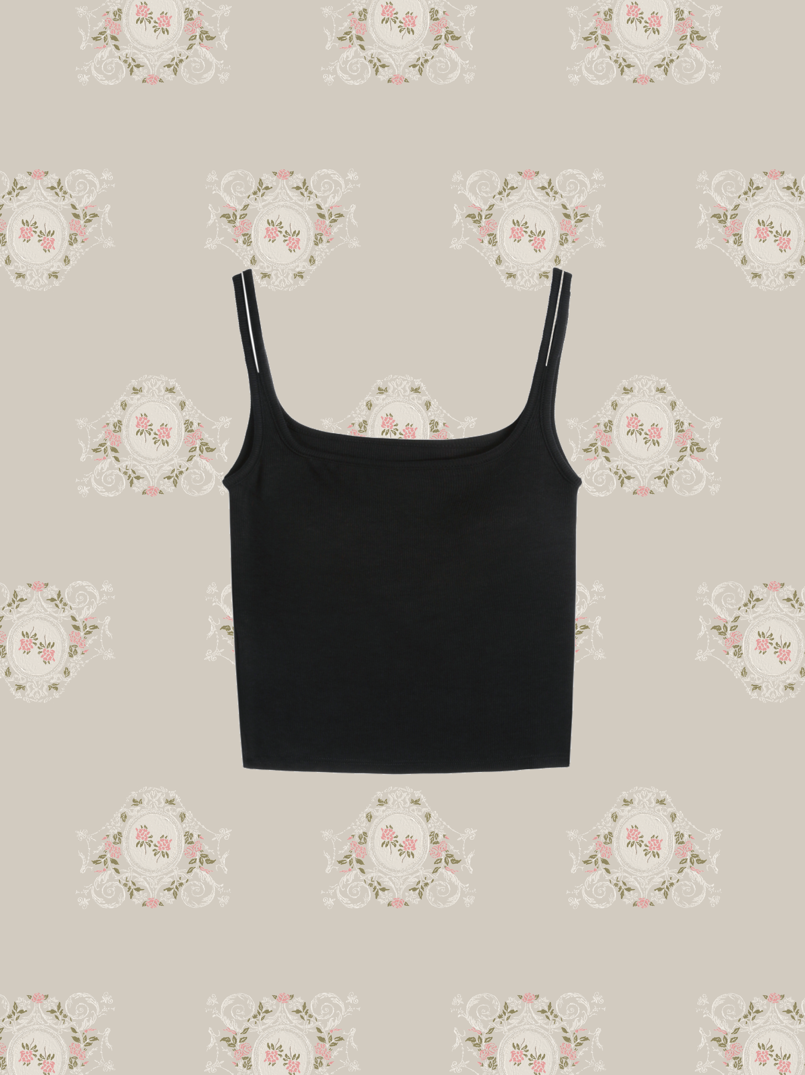 Cup In Sheer Cami/ブラ付きコットンキャミ