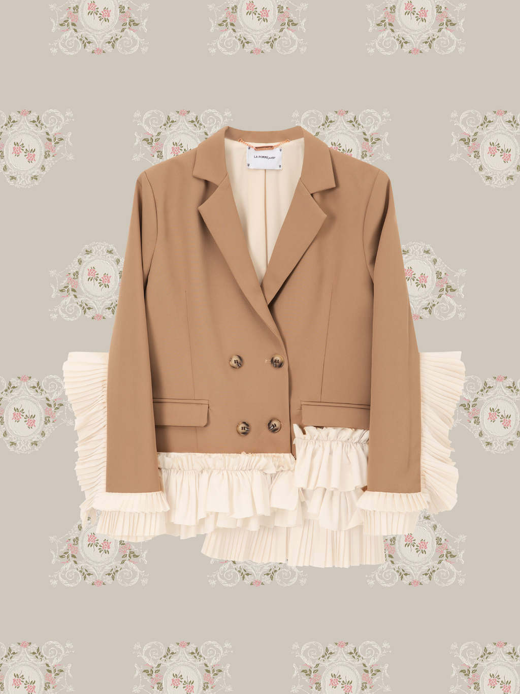 予約商品・Princess Pleated Lace Frill Jacket/プリンセスプリーツ