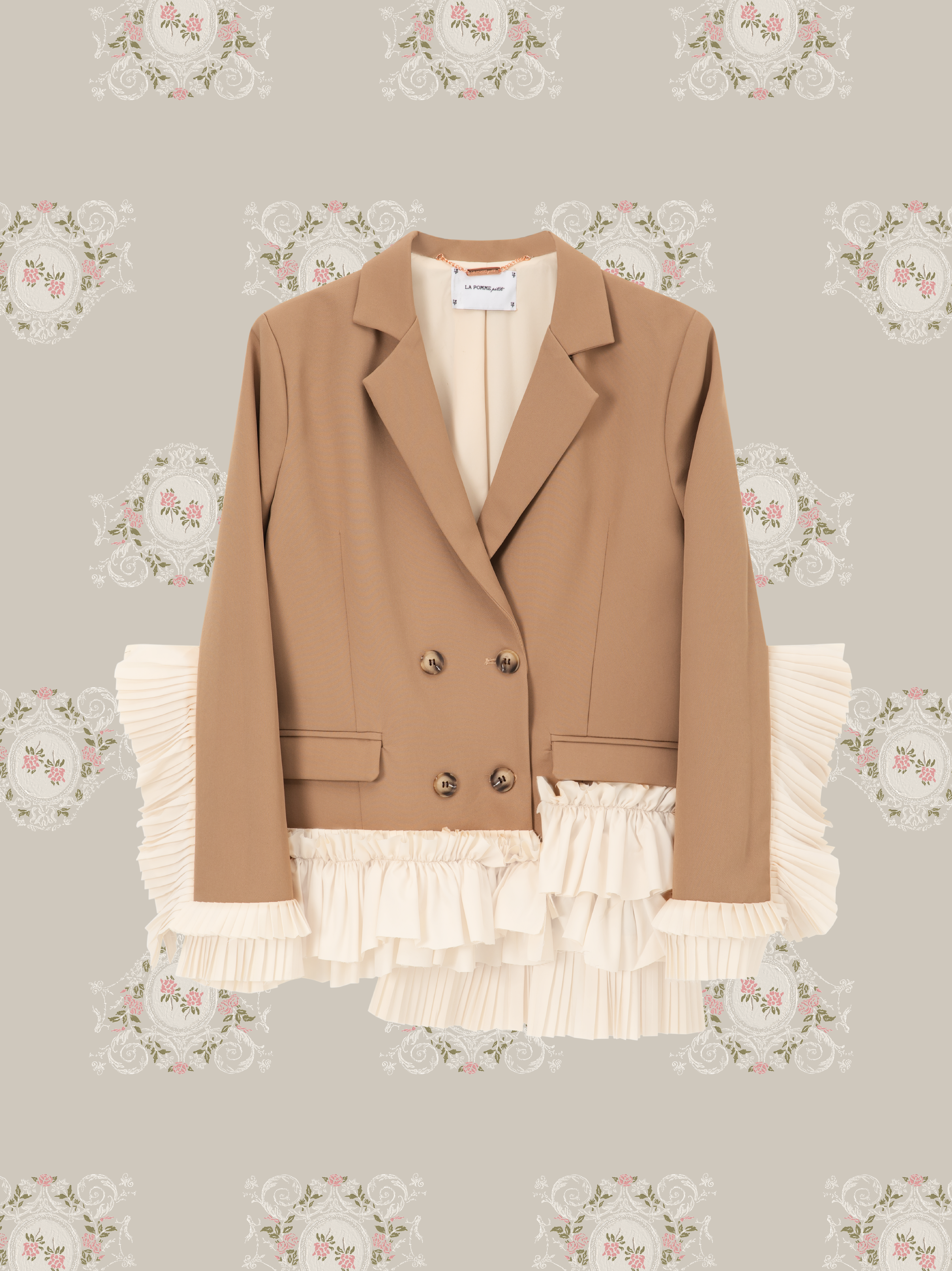 ・予約商品・Princess Pleated Lace Frill Jacket/プリンセスプリーツレースフリルジャケット