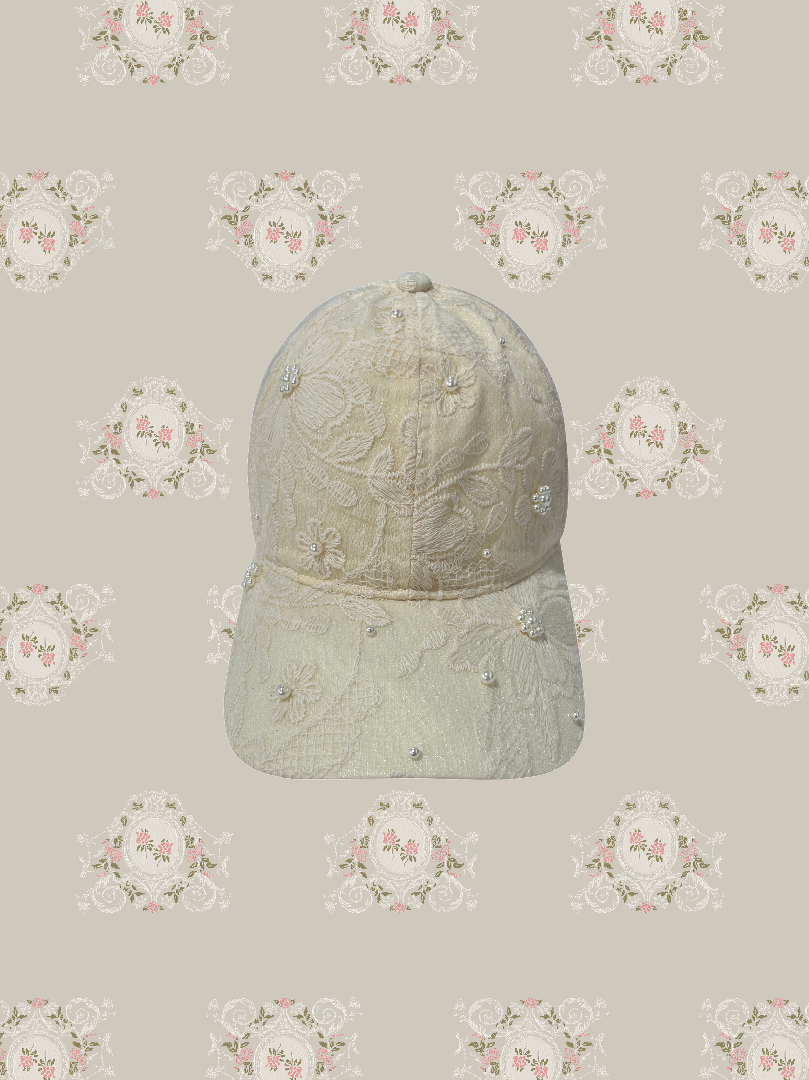 Romantic Garden Pearl Cap