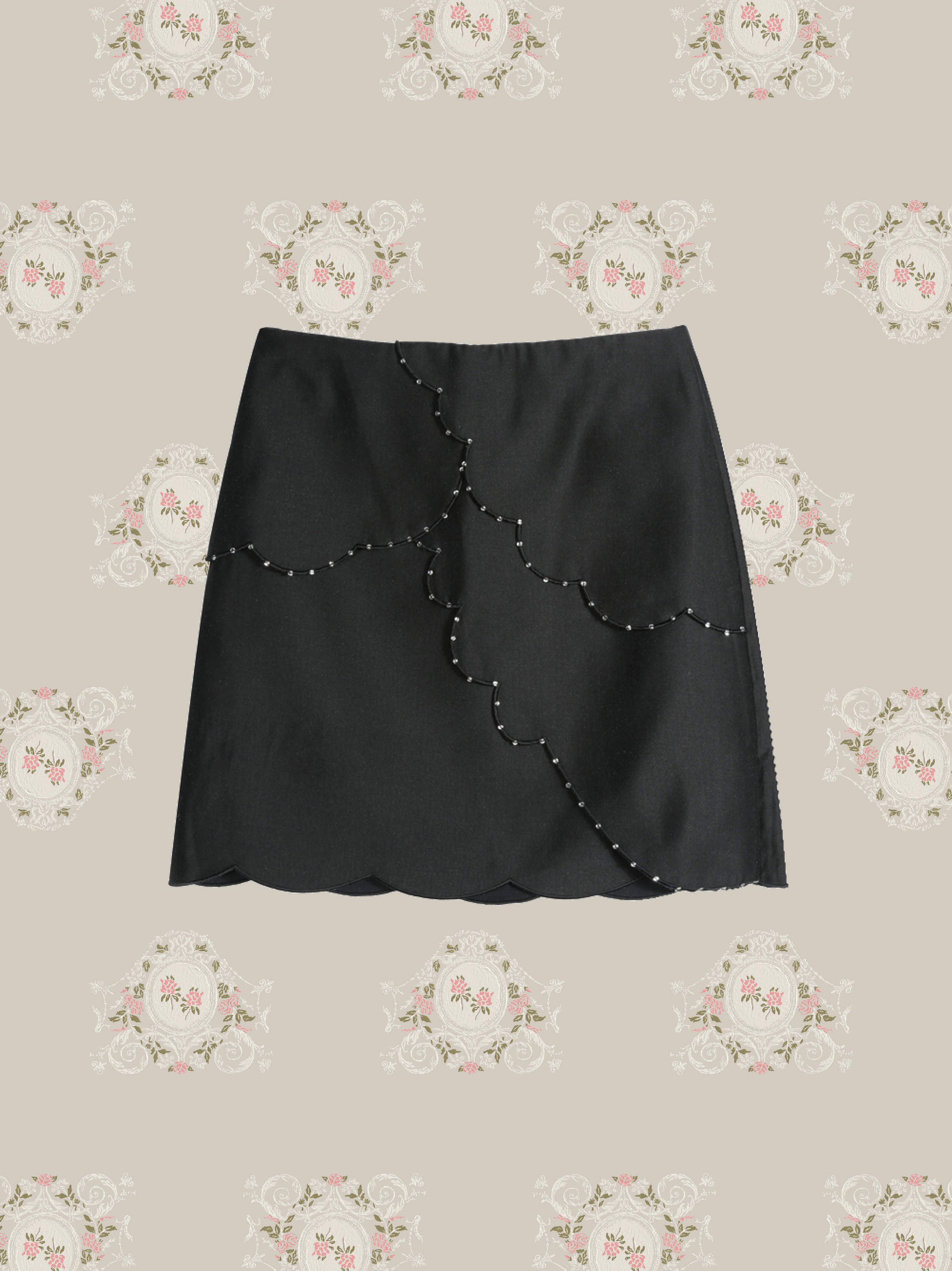 Brilliant Beaded Wave Skirt/ ブリリアントビーズウェーブスカート
