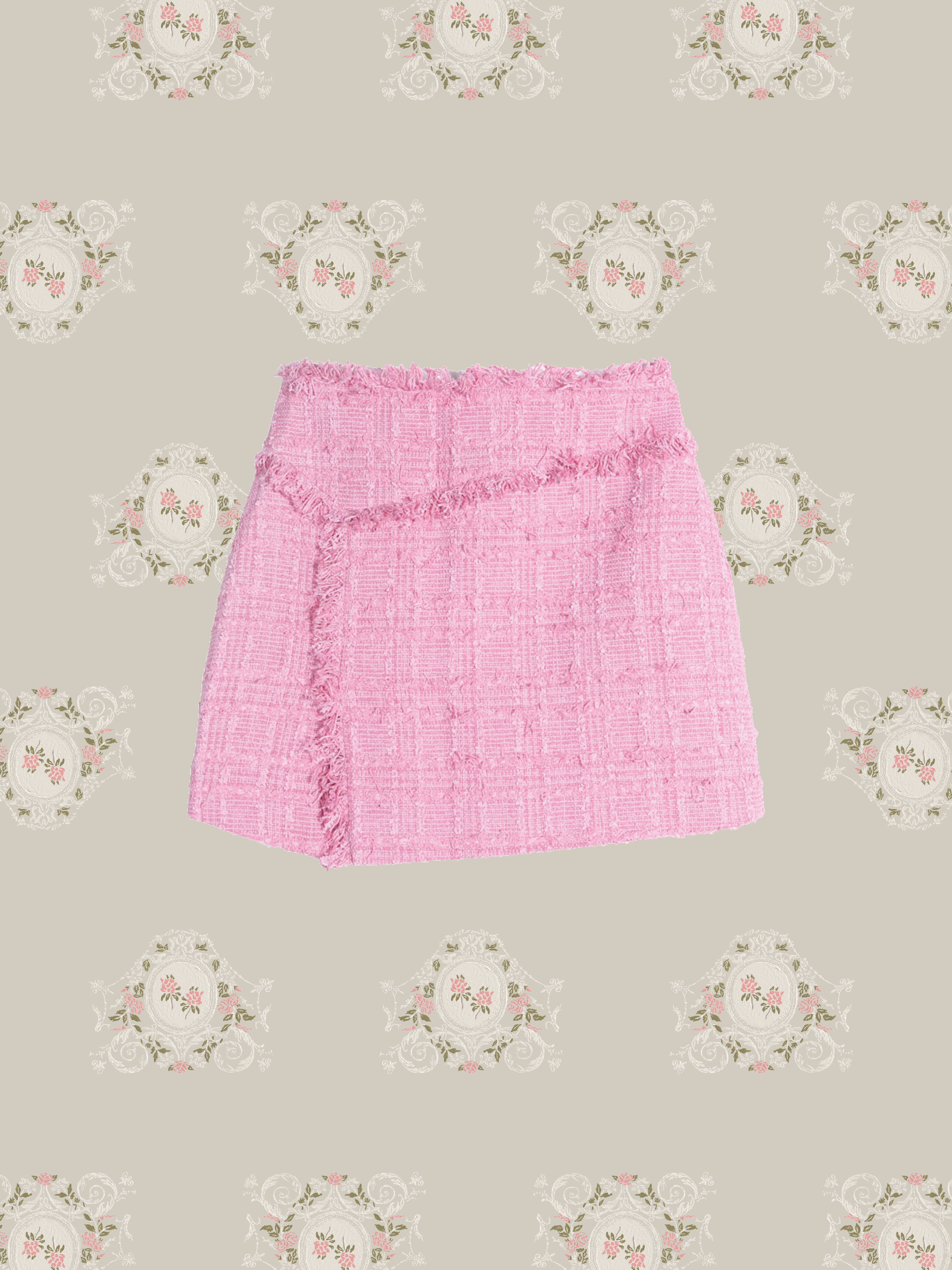 Side Slit Tweed Mini Skirt/サイドスリットツイードミニスカート