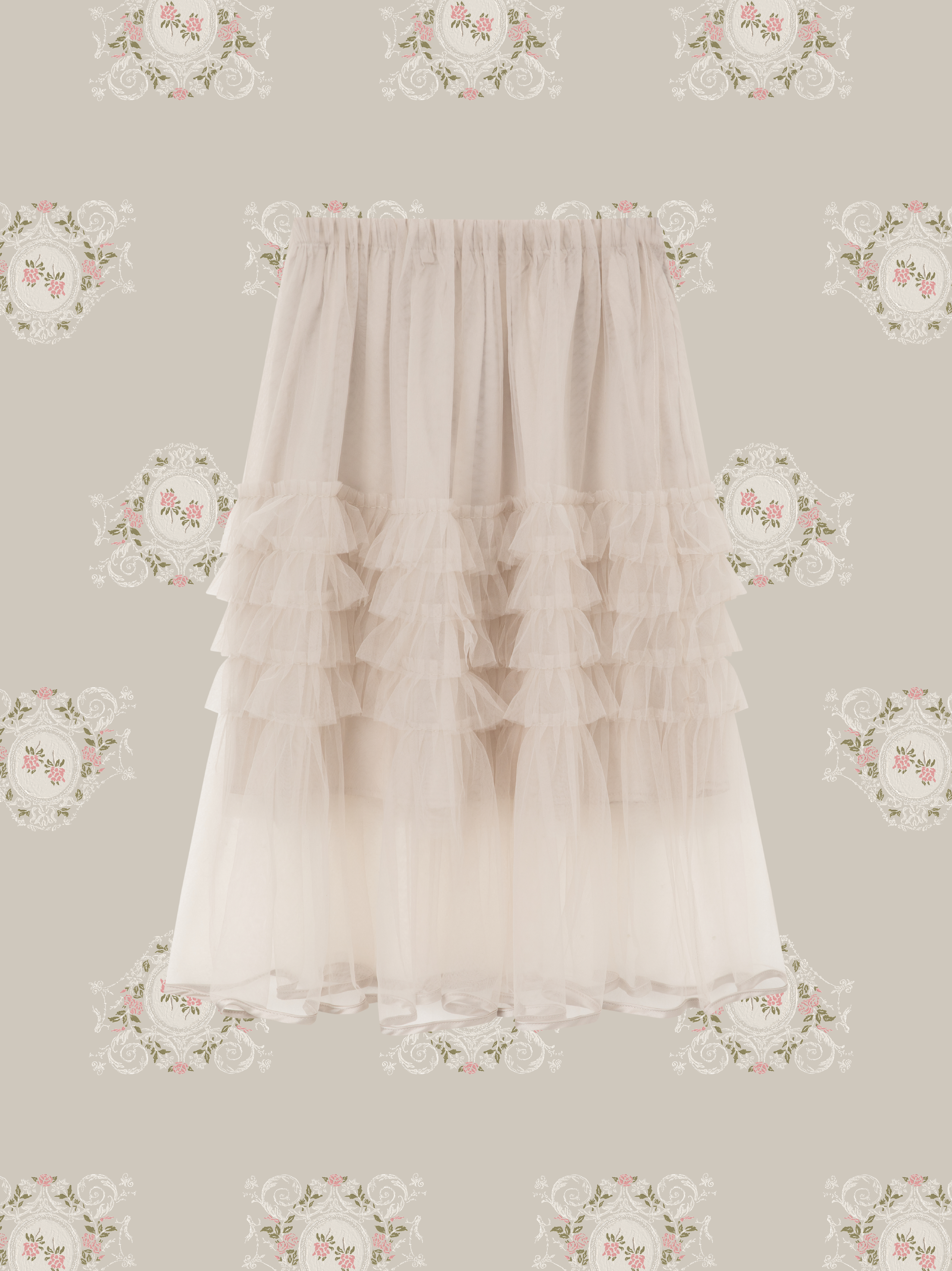 Layered Mesh Skirt レイヤードメッシュスカート
