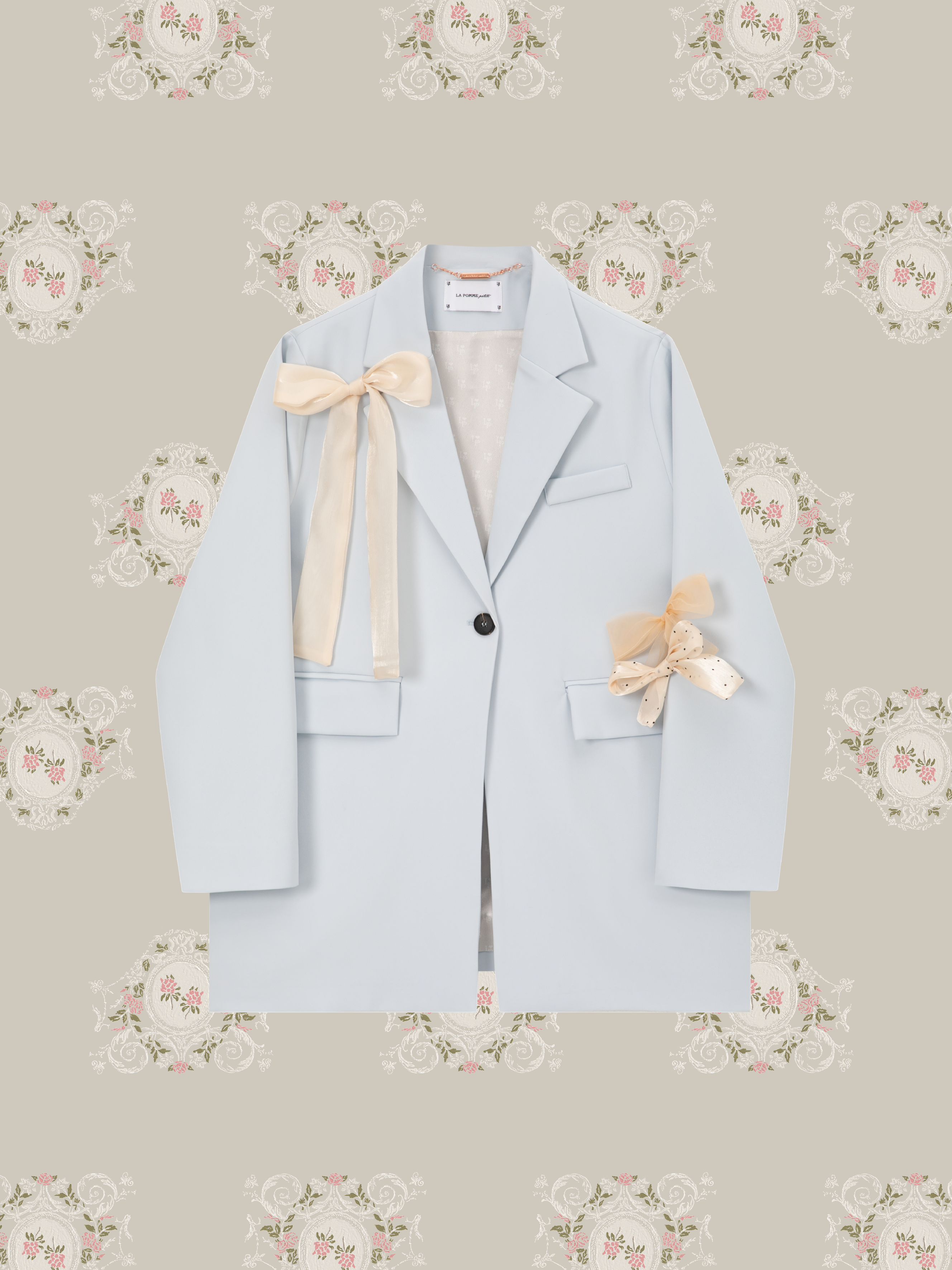 ・予約商品・Luxe Bow Accent Jacket/リュクスリボンアクセントジャケット