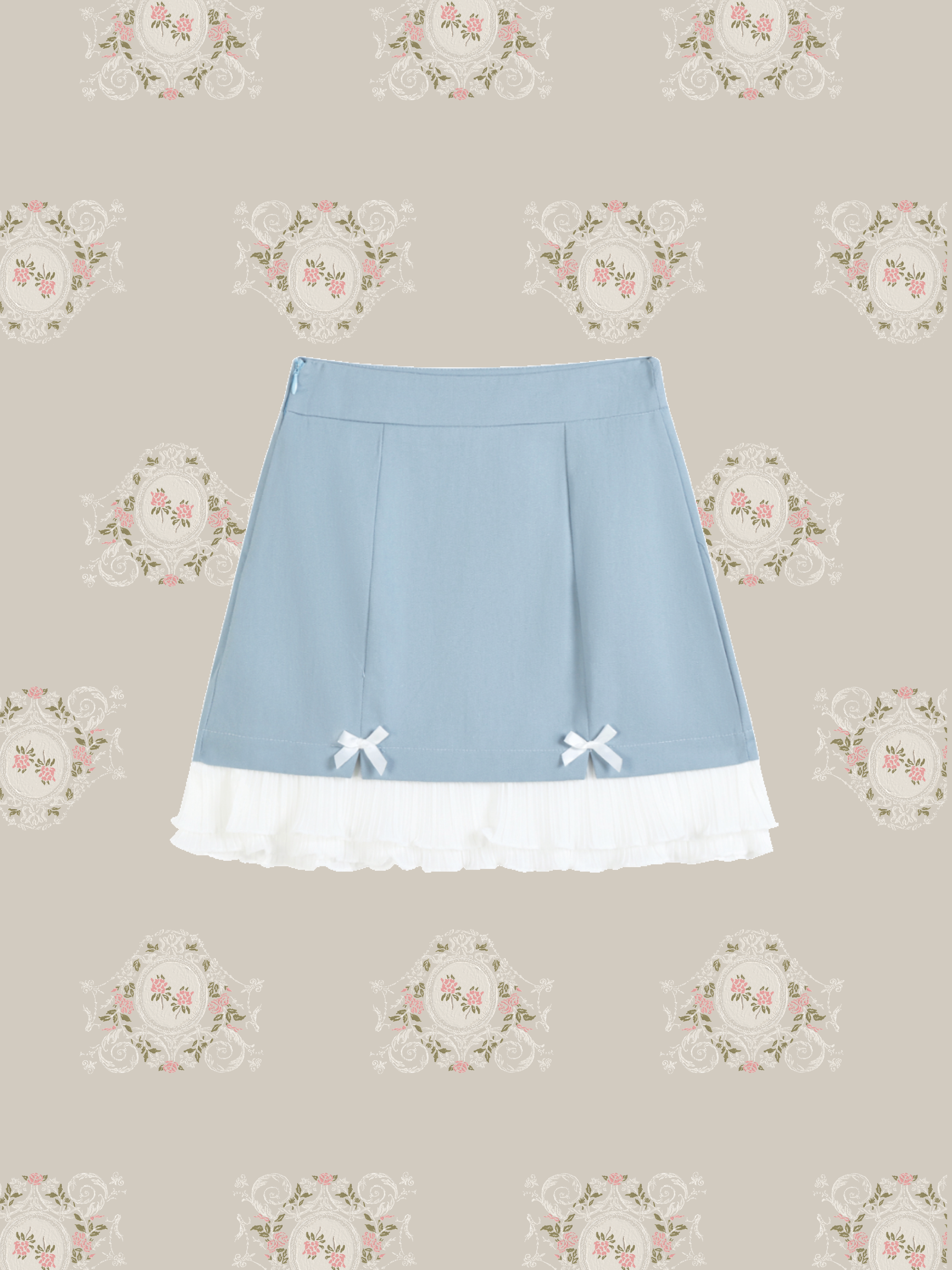 Light Blue Aline Skirt ライトブルーAラインスカート