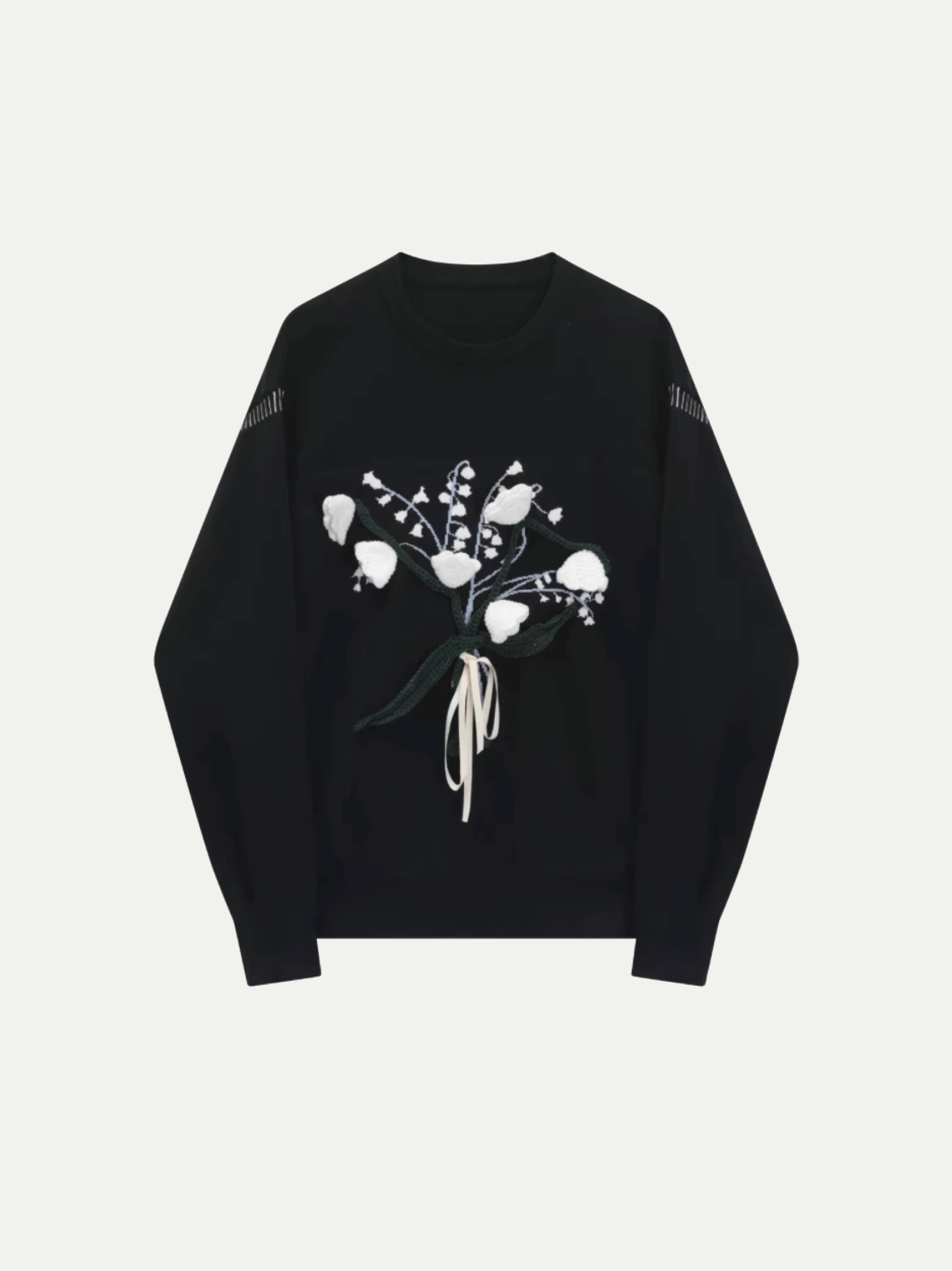 Floral Jacquard Sweater