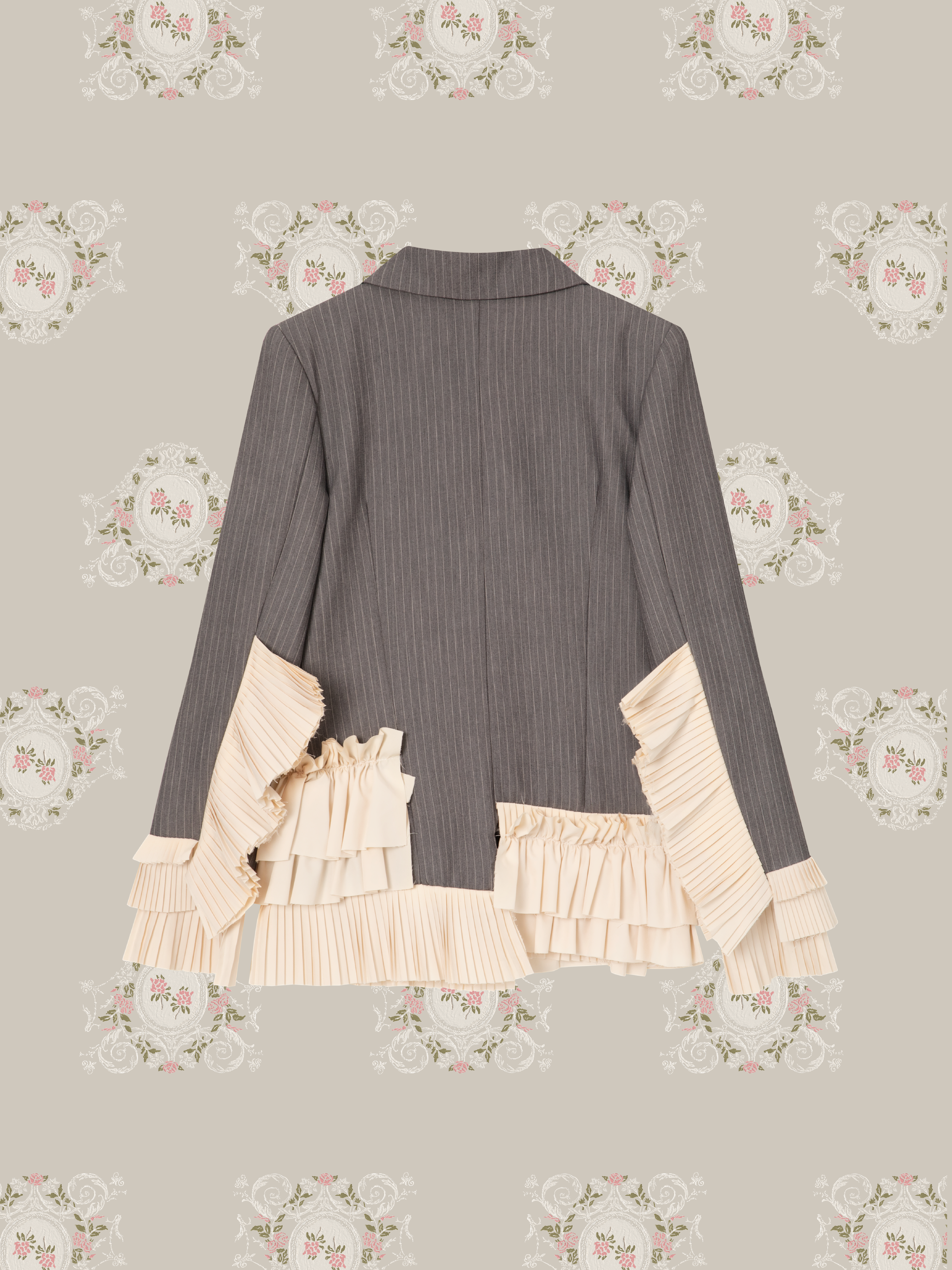 ・予約商品・Stripe Princess Frill Jacket/ストライププリンセスフリルジャケット