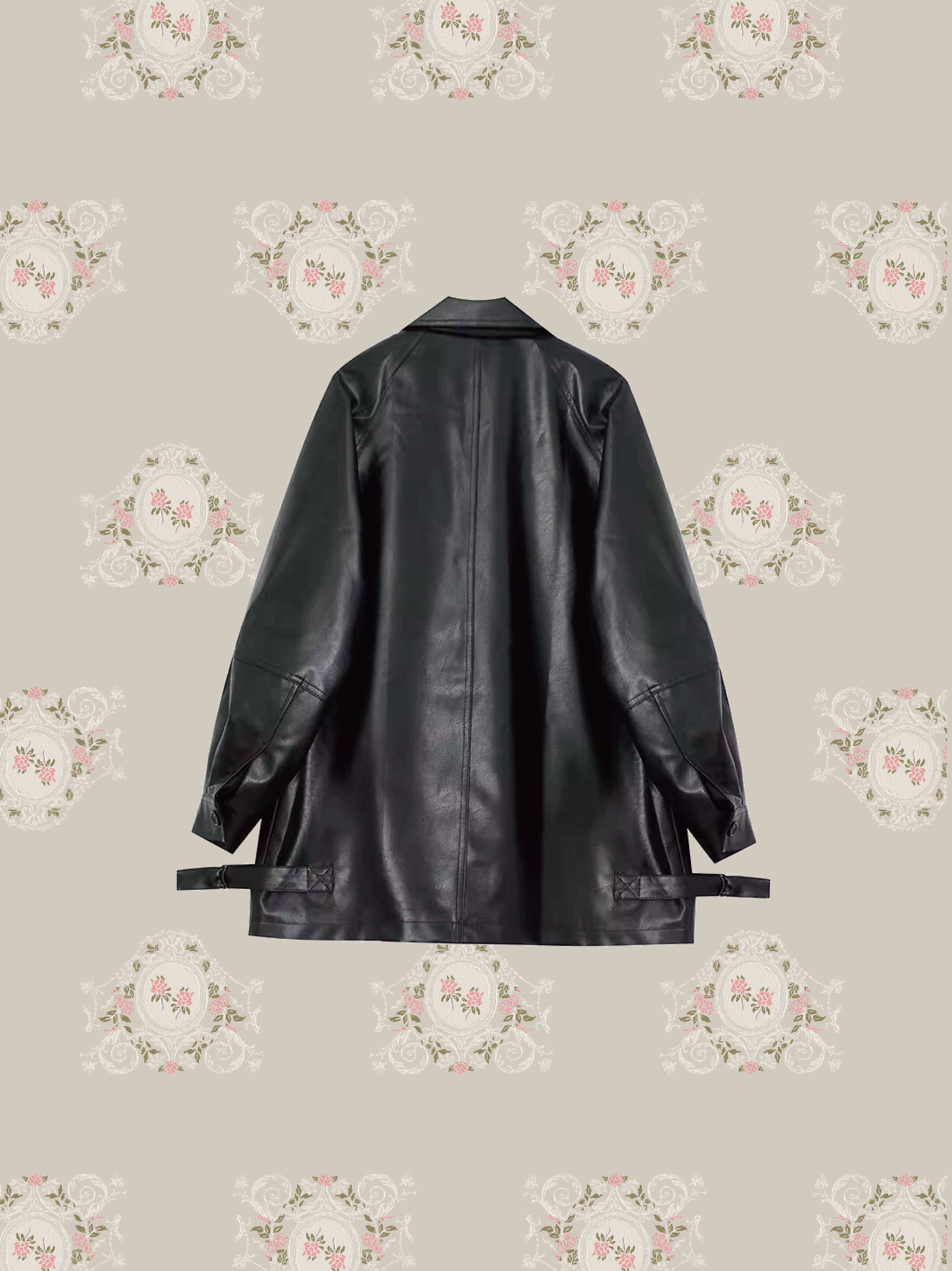 Silhouette Pu Leather Jacket