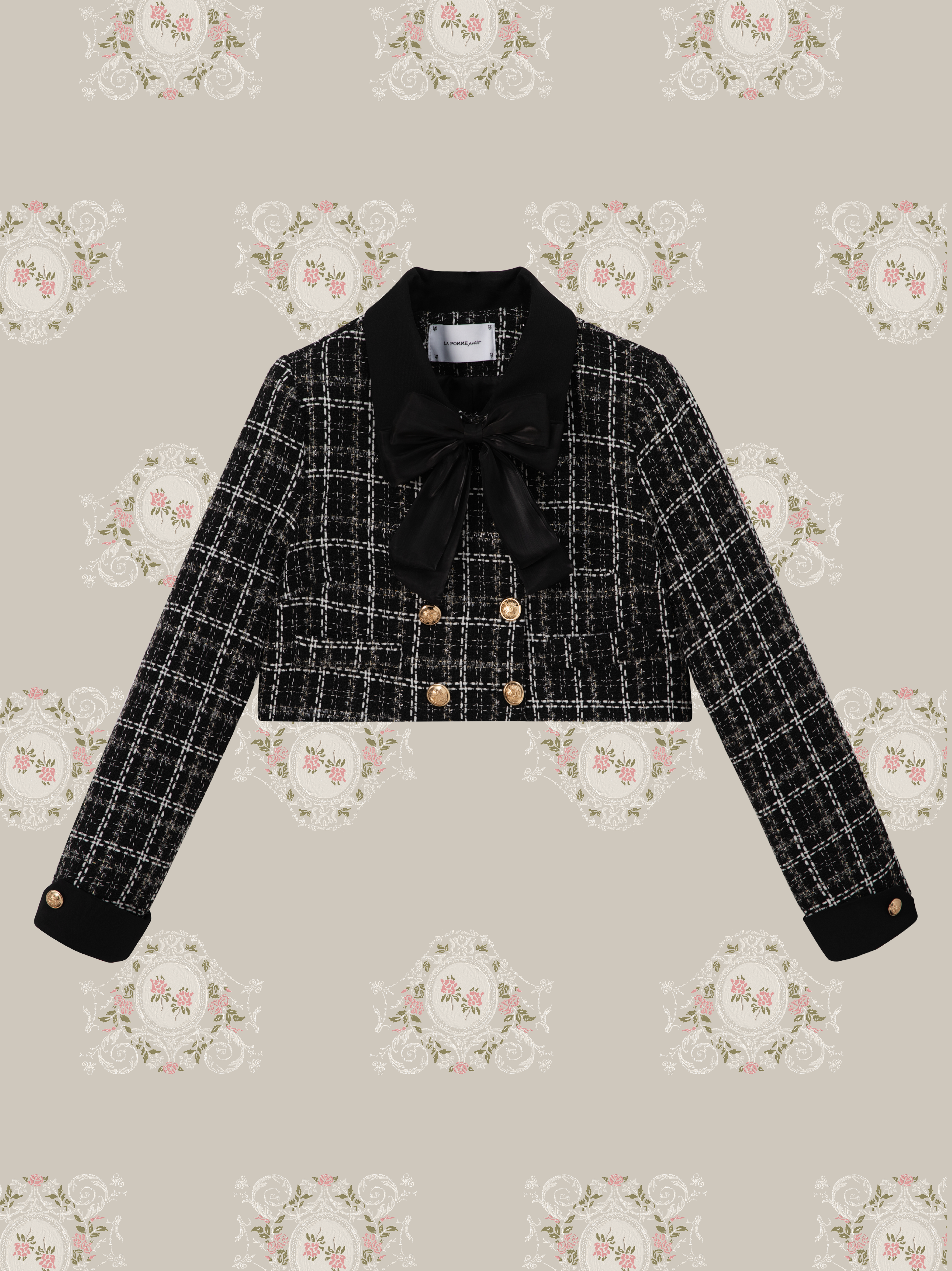 11/7 New Color❤︎　Elegant Tweed Ribbon Set-Up/エレガントツイードリボンセットアップ