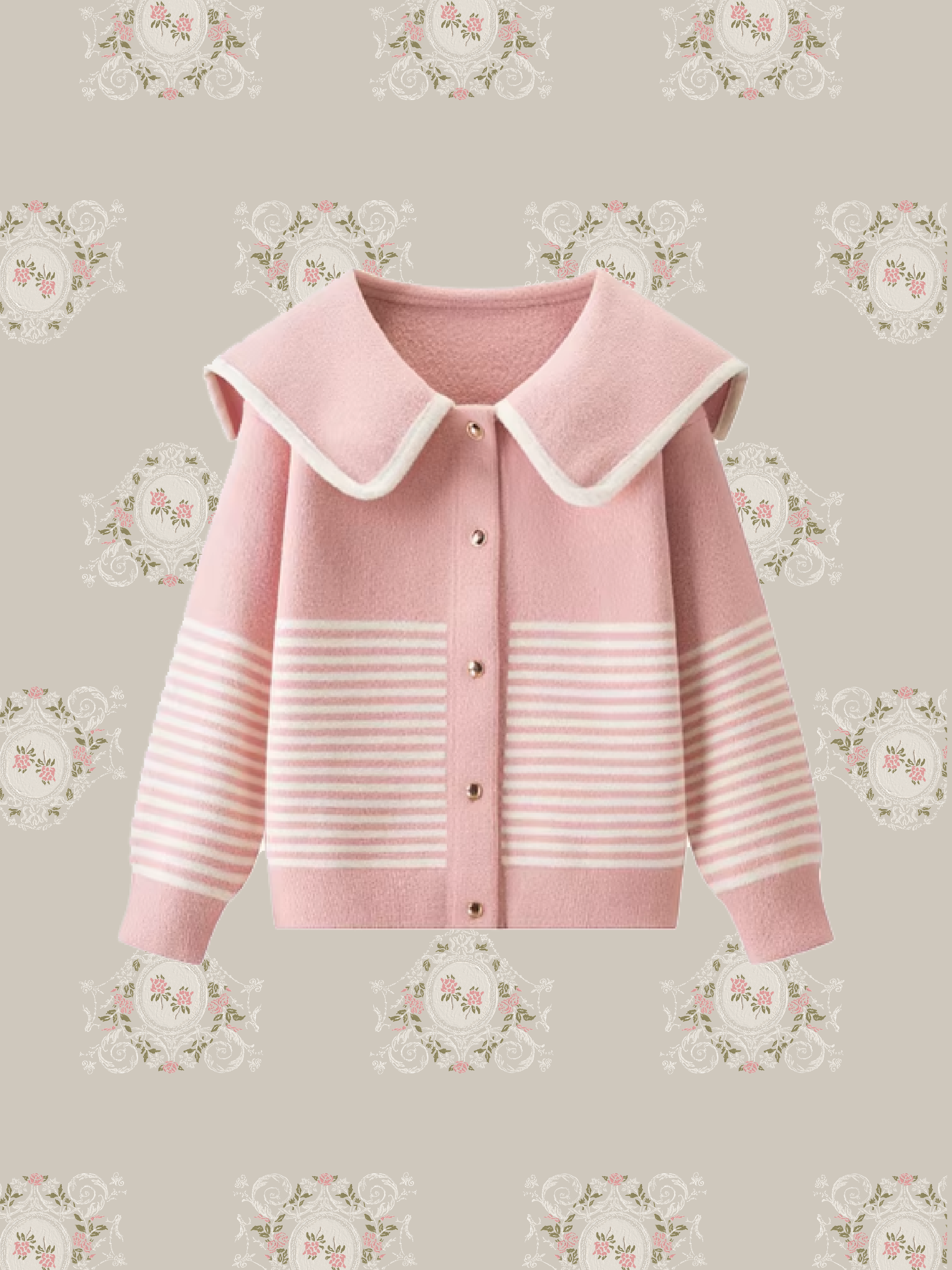 Sweet Piping Collar Cardigan/スイートパイピングカラーカーディガン