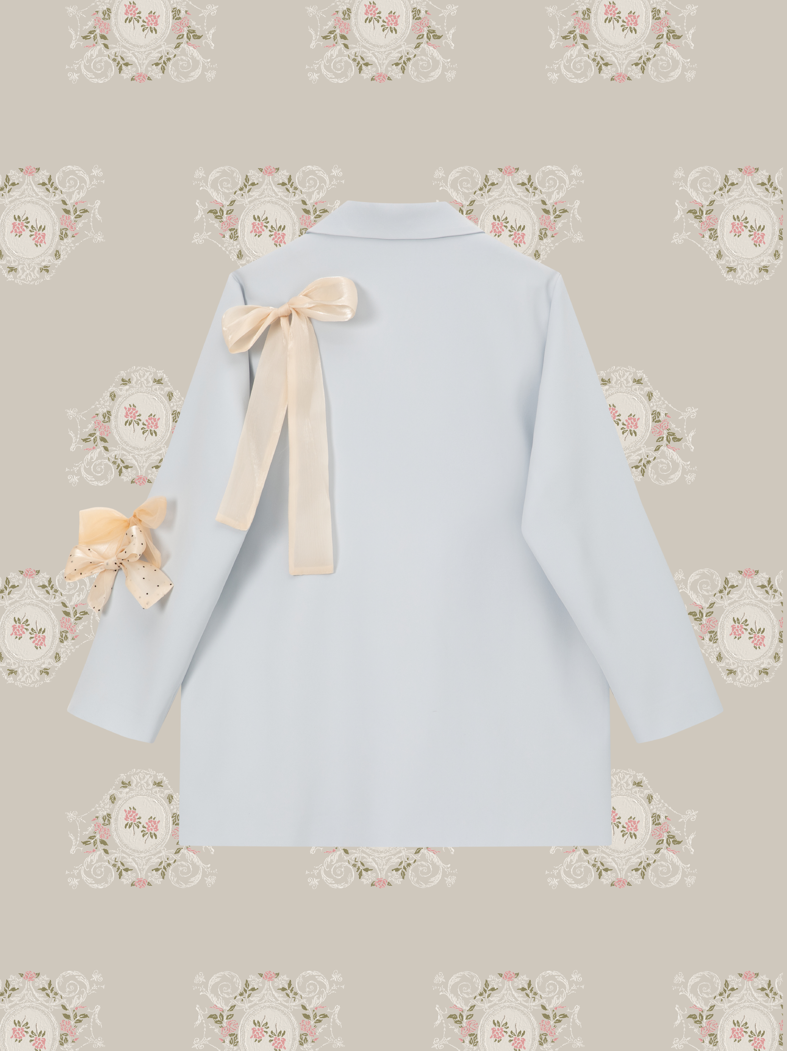 ・予約商品・Luxe Bow Accent Jacket/リュクスリボンアクセントジャケット