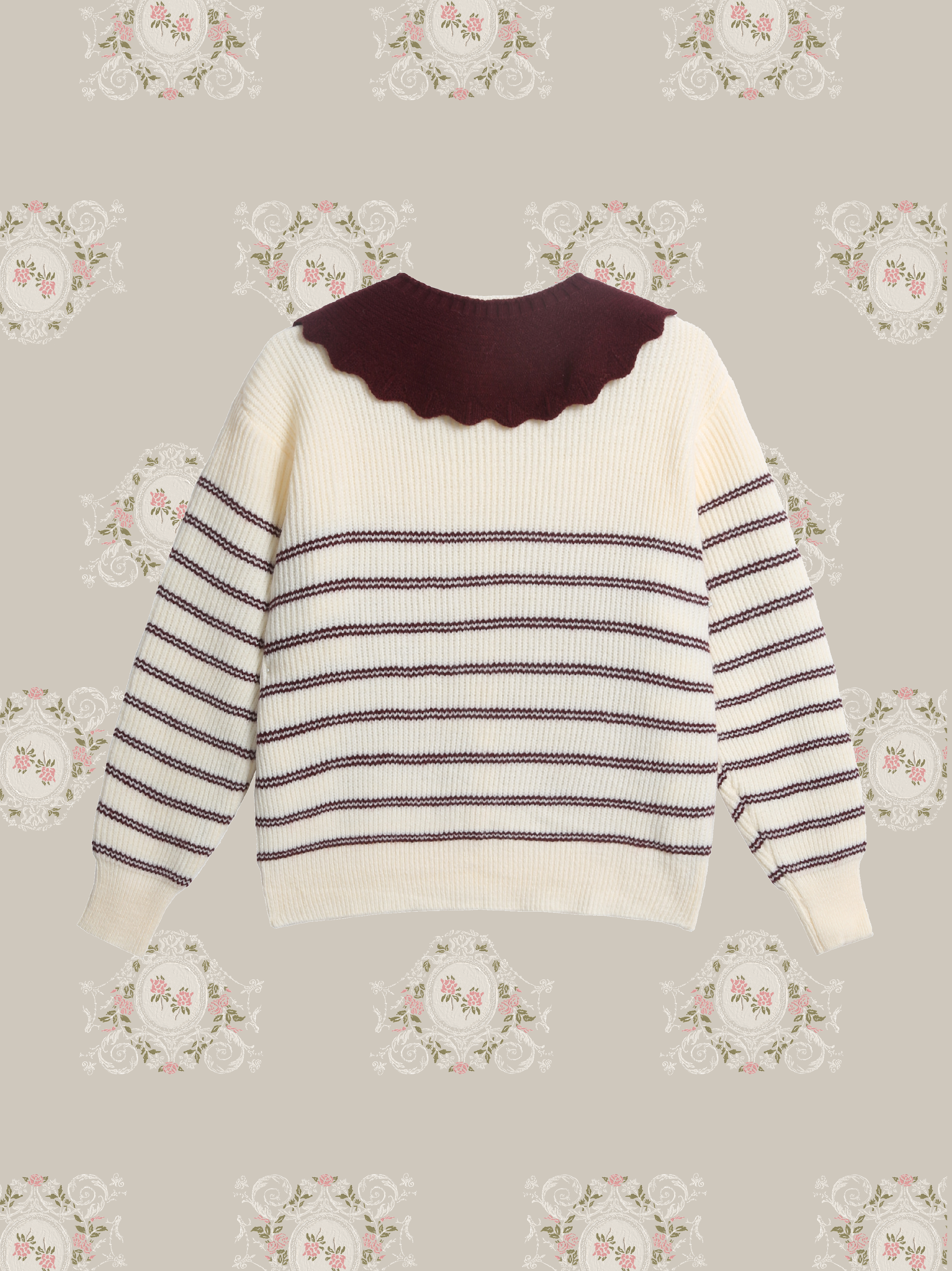 Sweet Moveable Stripe Cardigan ストライプカーディガン