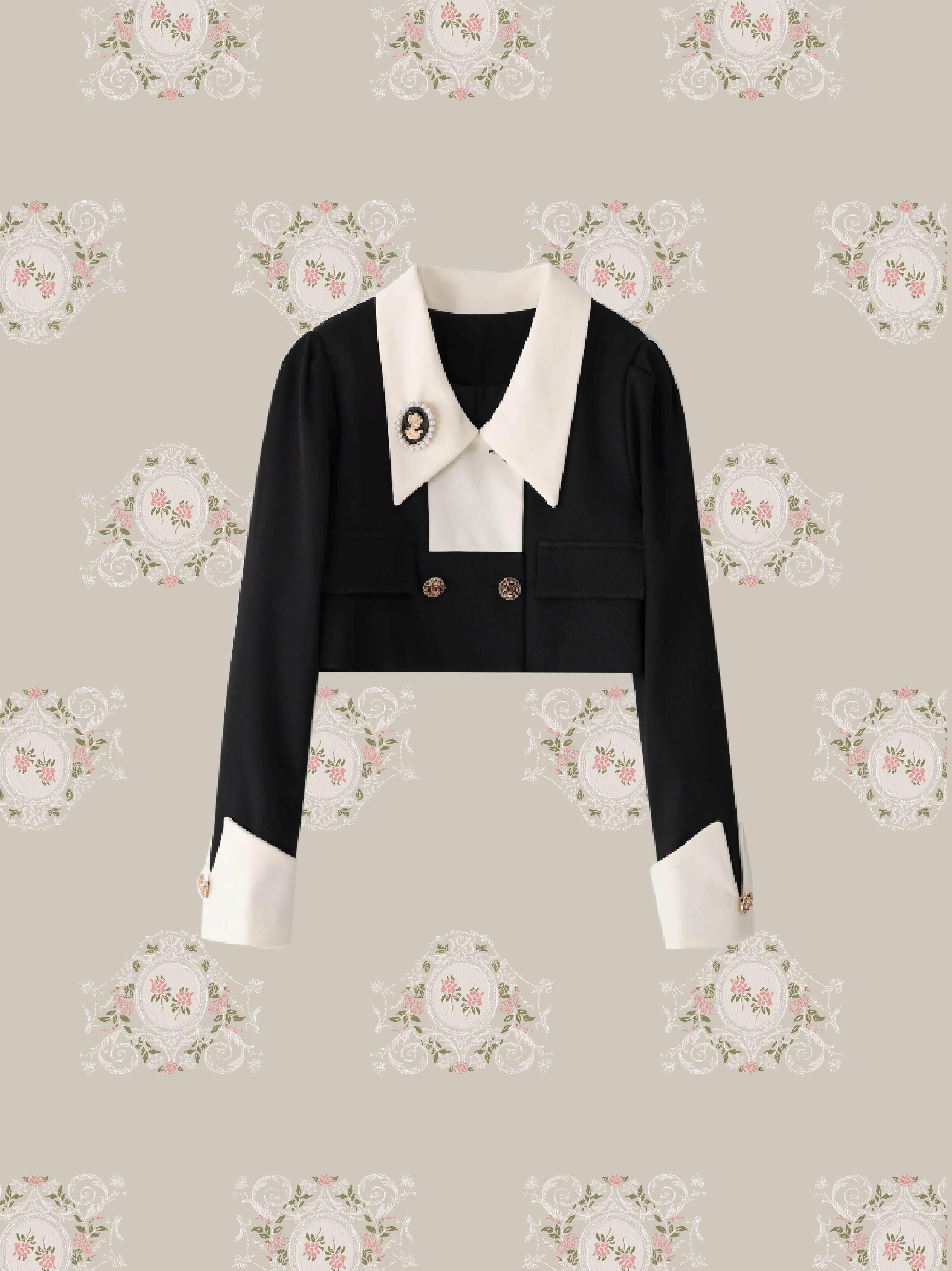 Ivory-Collar Elegance Set Up/アイボリーカラーエレガンスセットアップ