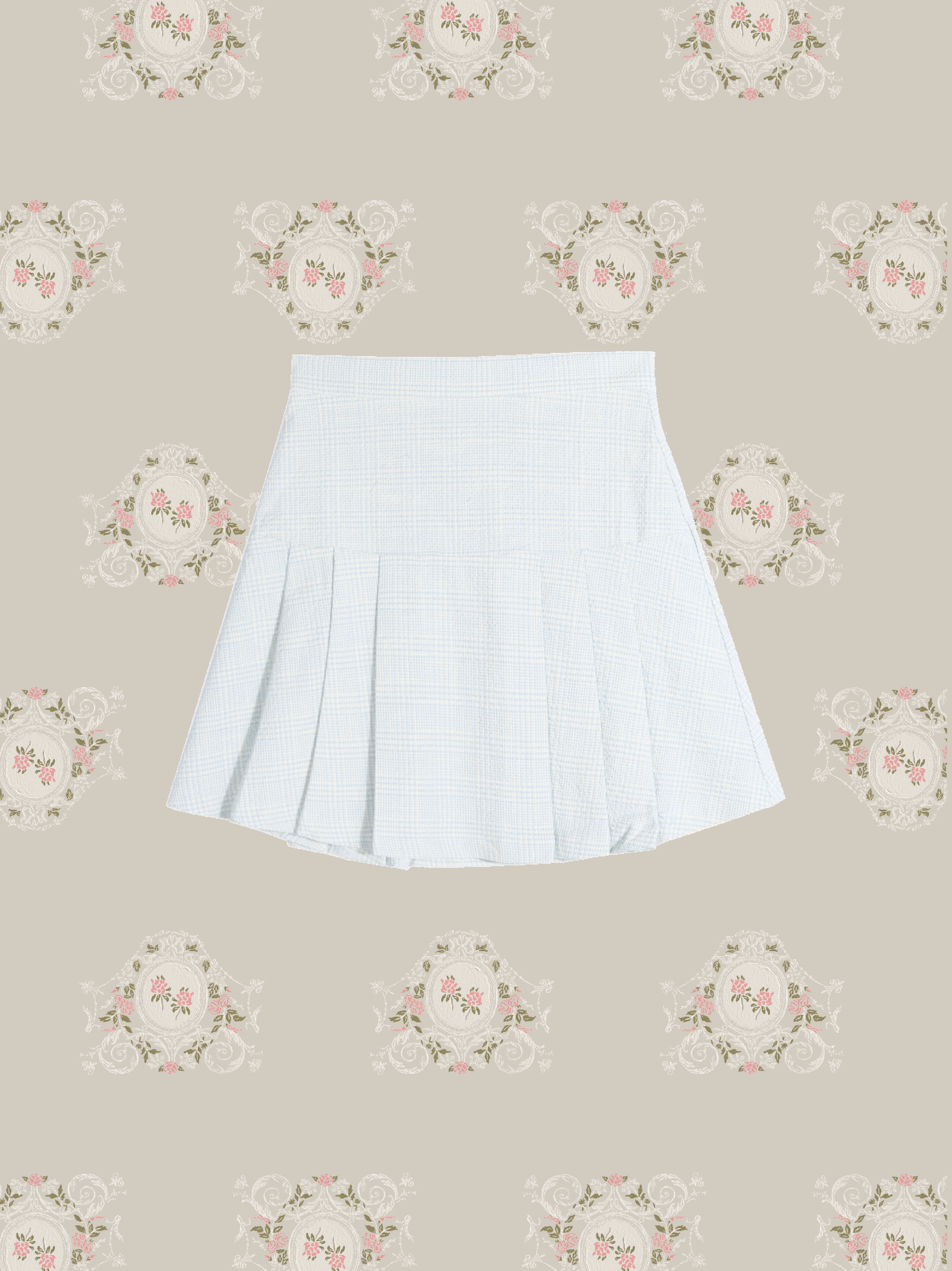 Tweed Color Motif Pleats Skirt/ツイードカラーモチーフプリーツスカート