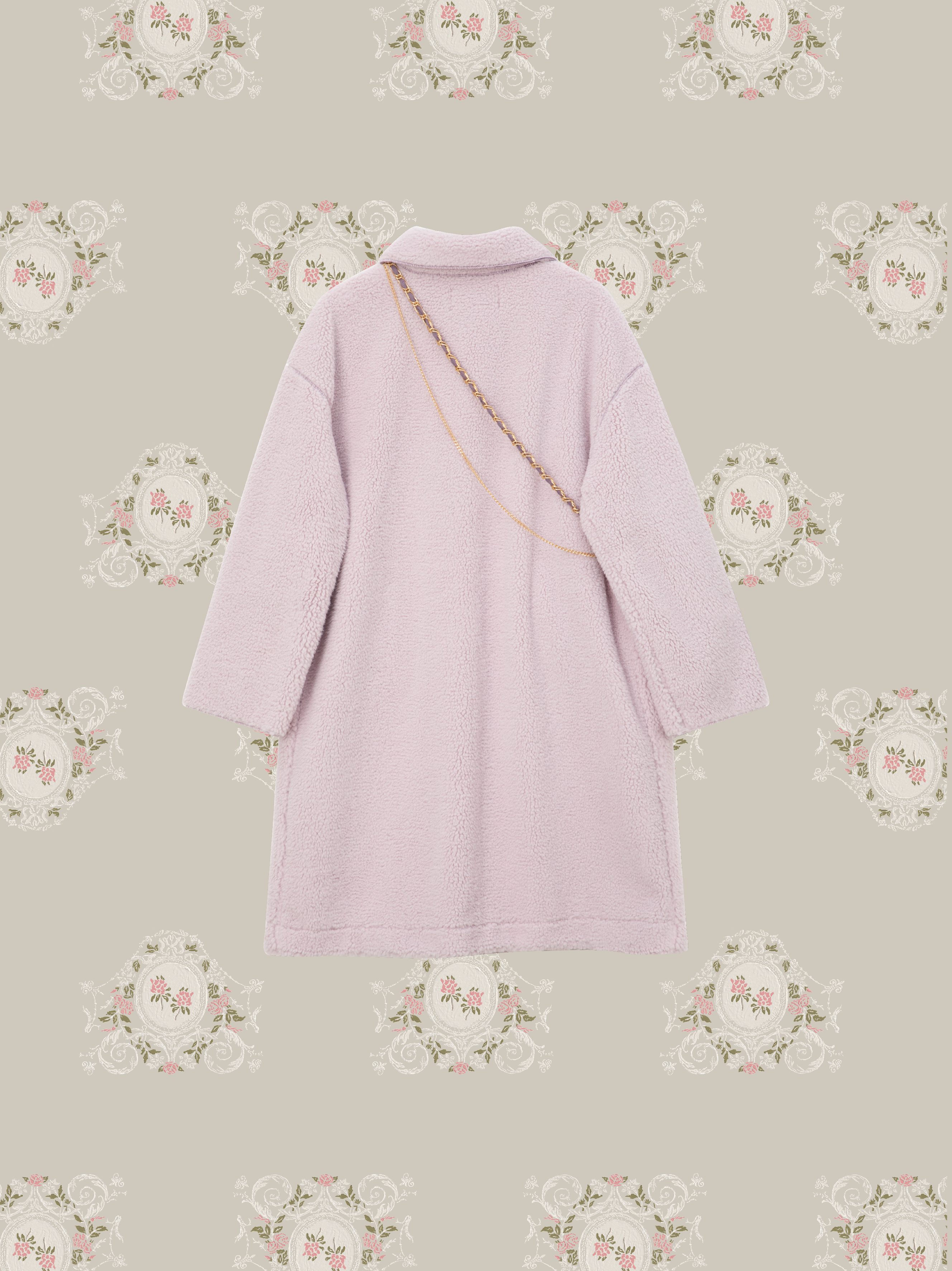 Polar Boa Coat With Mini Bag/ポーラーボアコート ミニバッグ付き