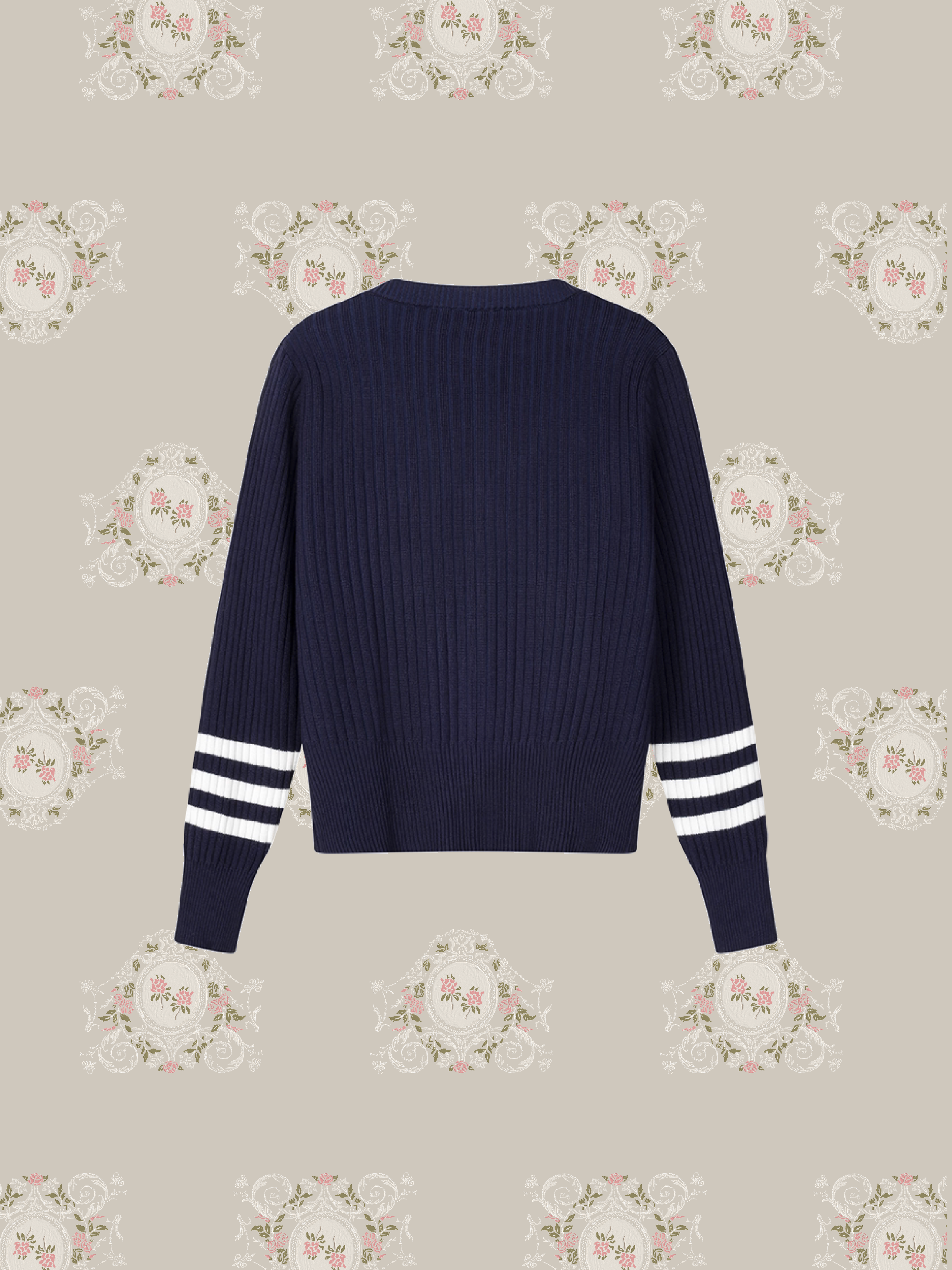 Fake Two Preppy Cardigan/フェイクツープレッピーカーディガン