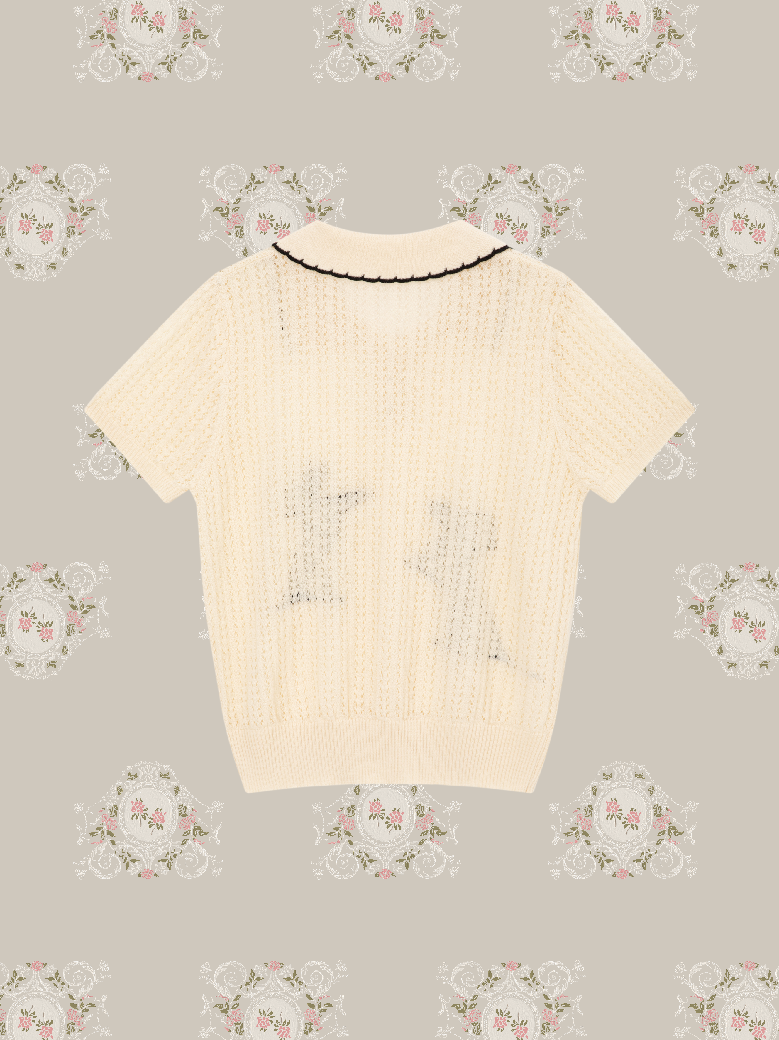 Embossed Doggy Summer Knit/エンボスドッグサマーニット
