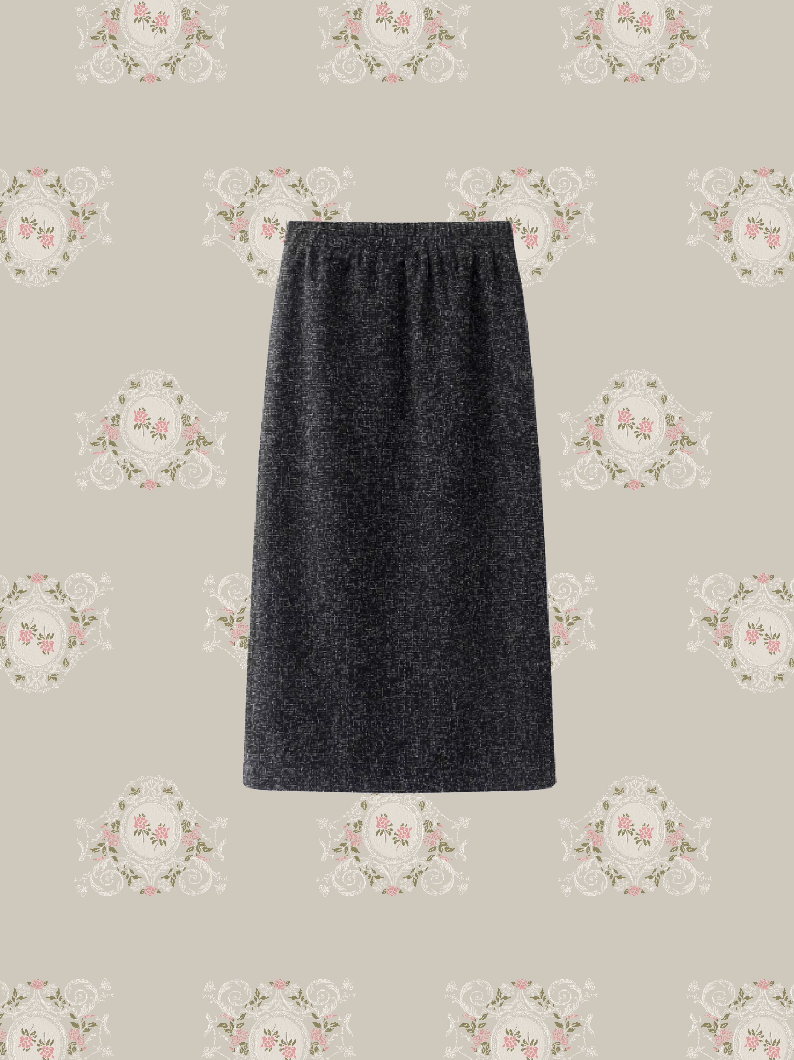 Peplum Tweed Mesh Jacket Set Up/ペプラムツイードメッシュジャケットセットアップ