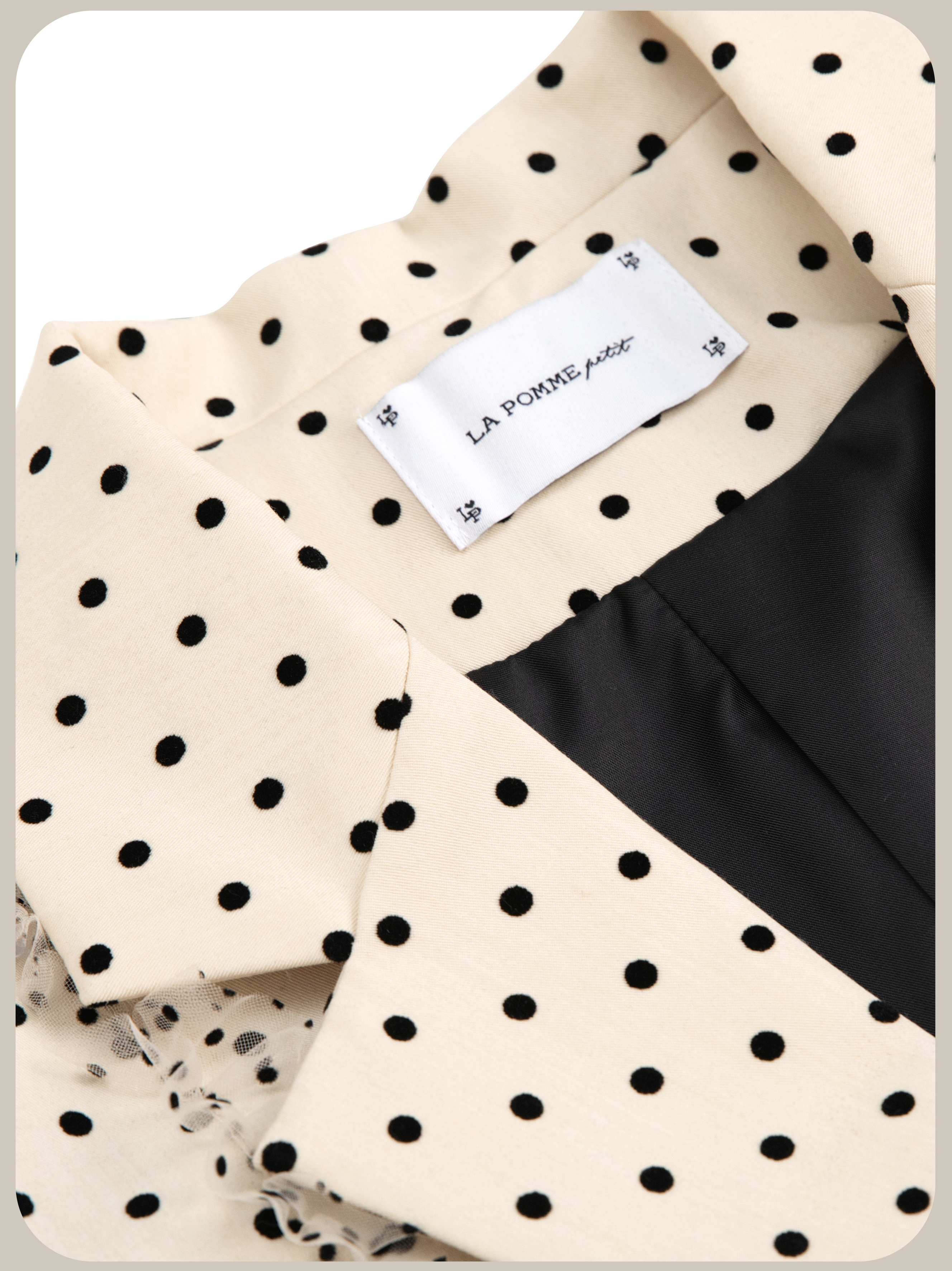 ・予約商品・Dots Lace Ribbon Jacketドットレースリボンジャケット