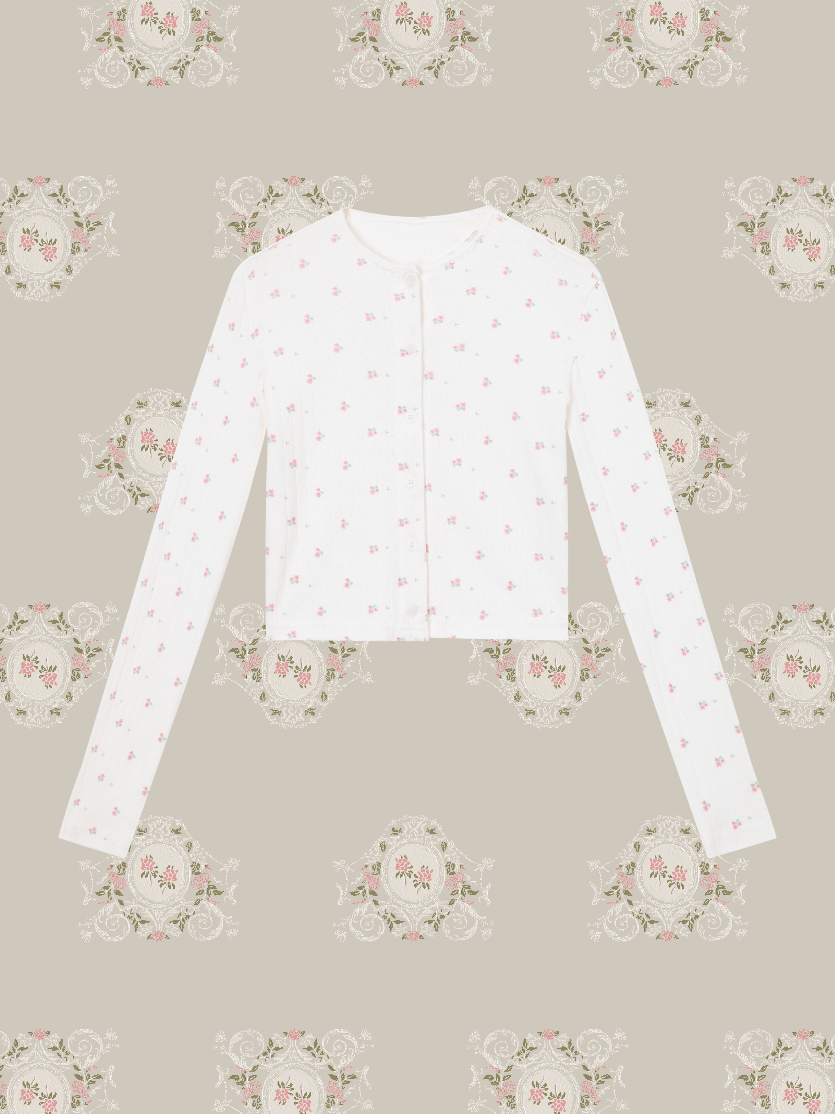 Soft Ditsy Floral 3 Items Set Up/ソフト小花柄3アイテムセットアップ