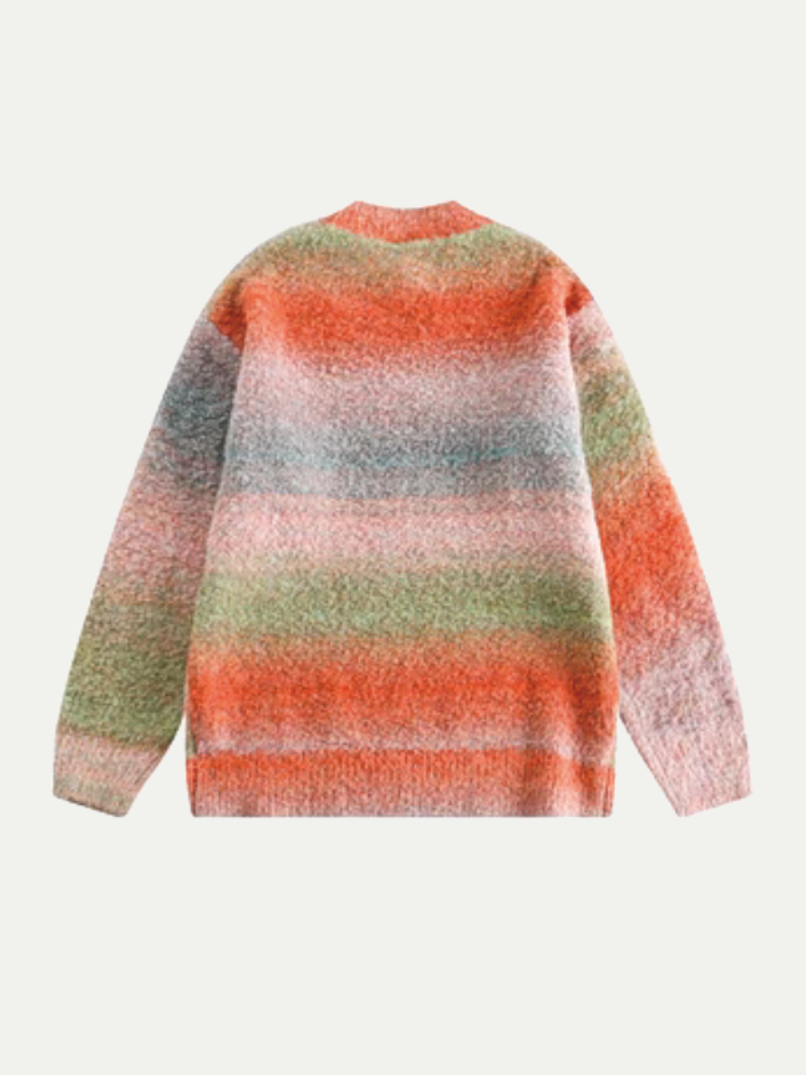 Rainbow Color Stripe Sweater