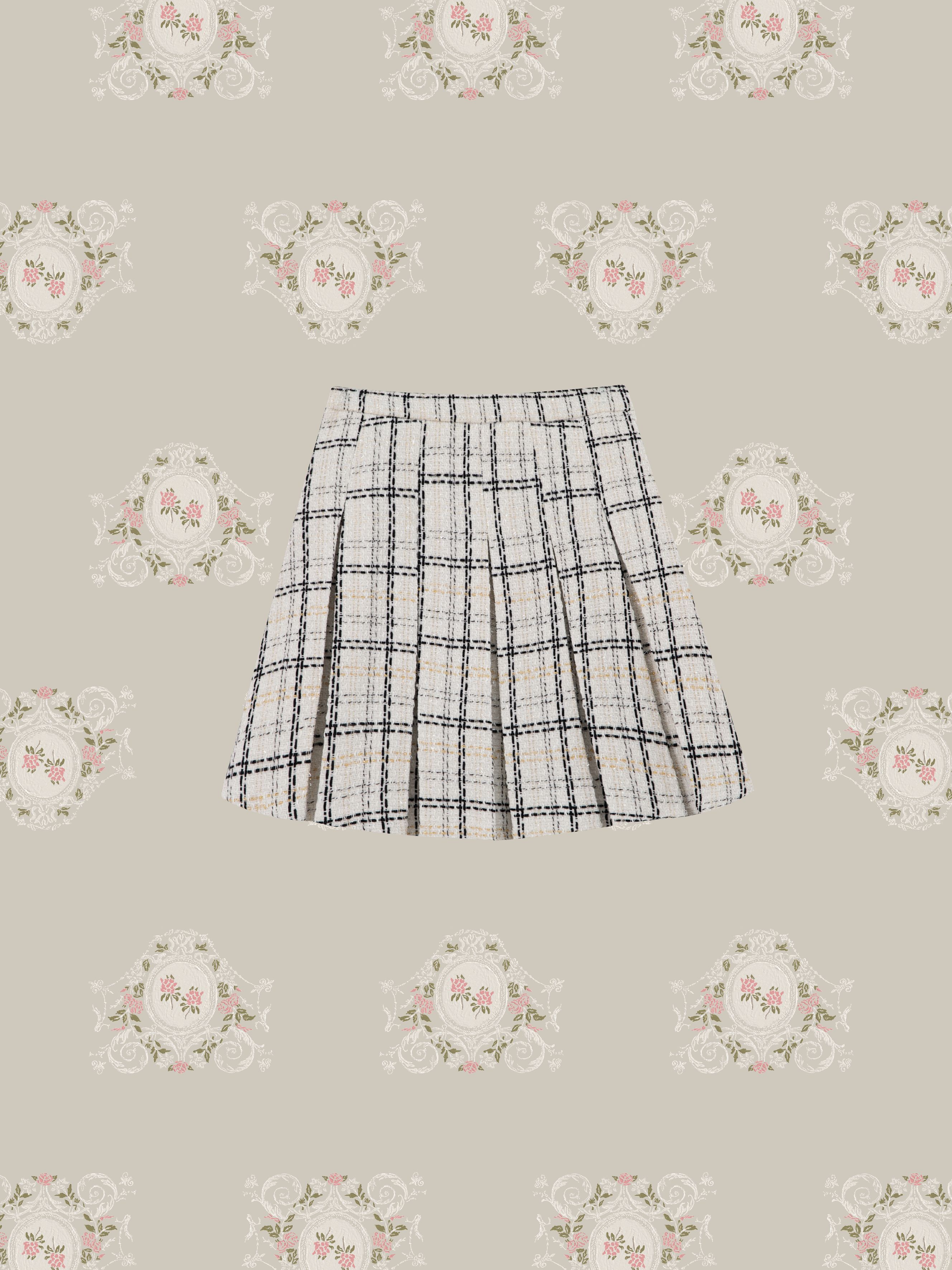 11/7 New Color❤︎　Elegant Tweed Ribbon Set-Up/エレガントツイードリボンセットアップ