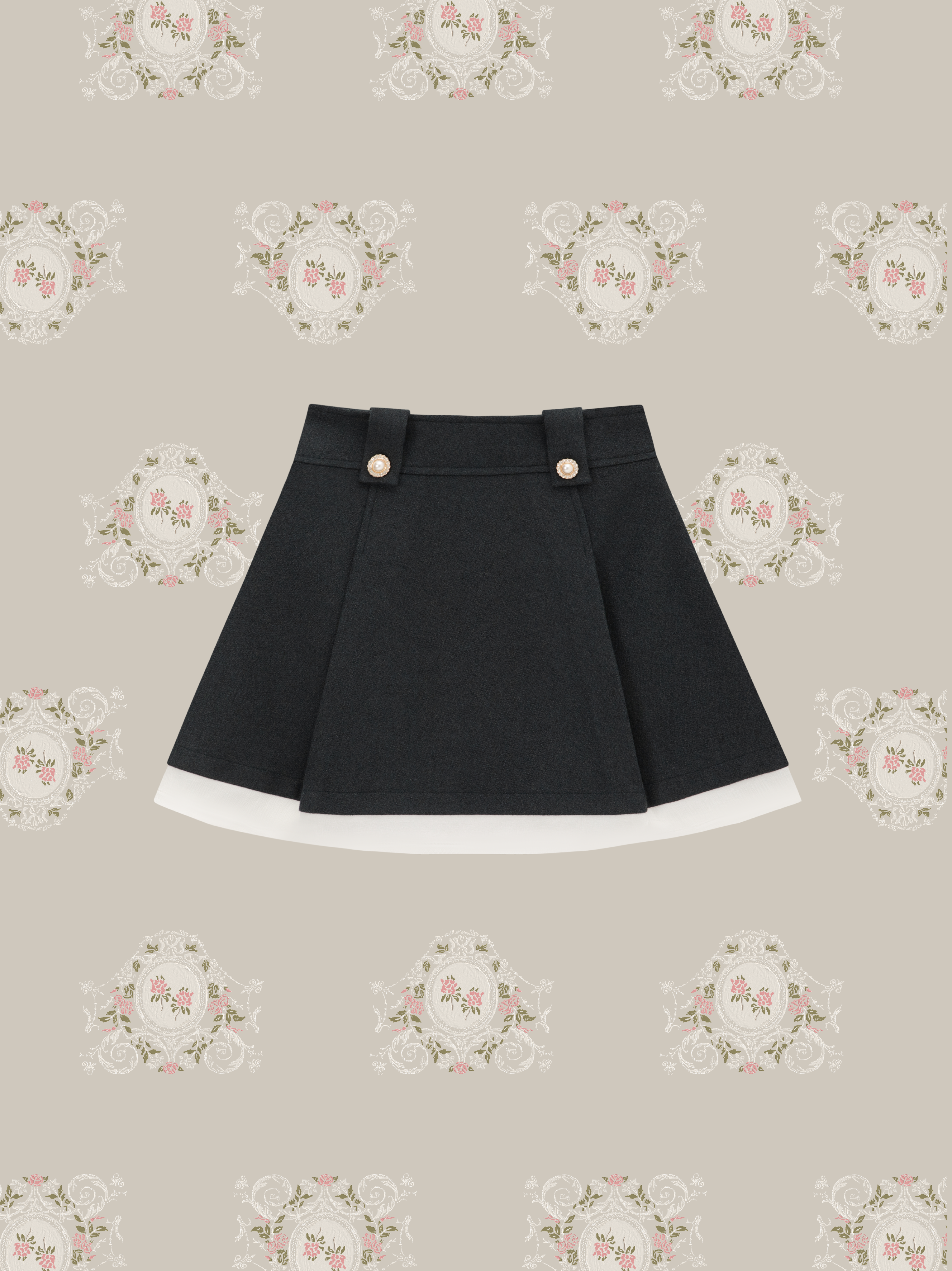 ・予約商品・Princess Lace Collar Woolly Pearl Set Up/プリンセスレースカラーウーリーパールセットアップ