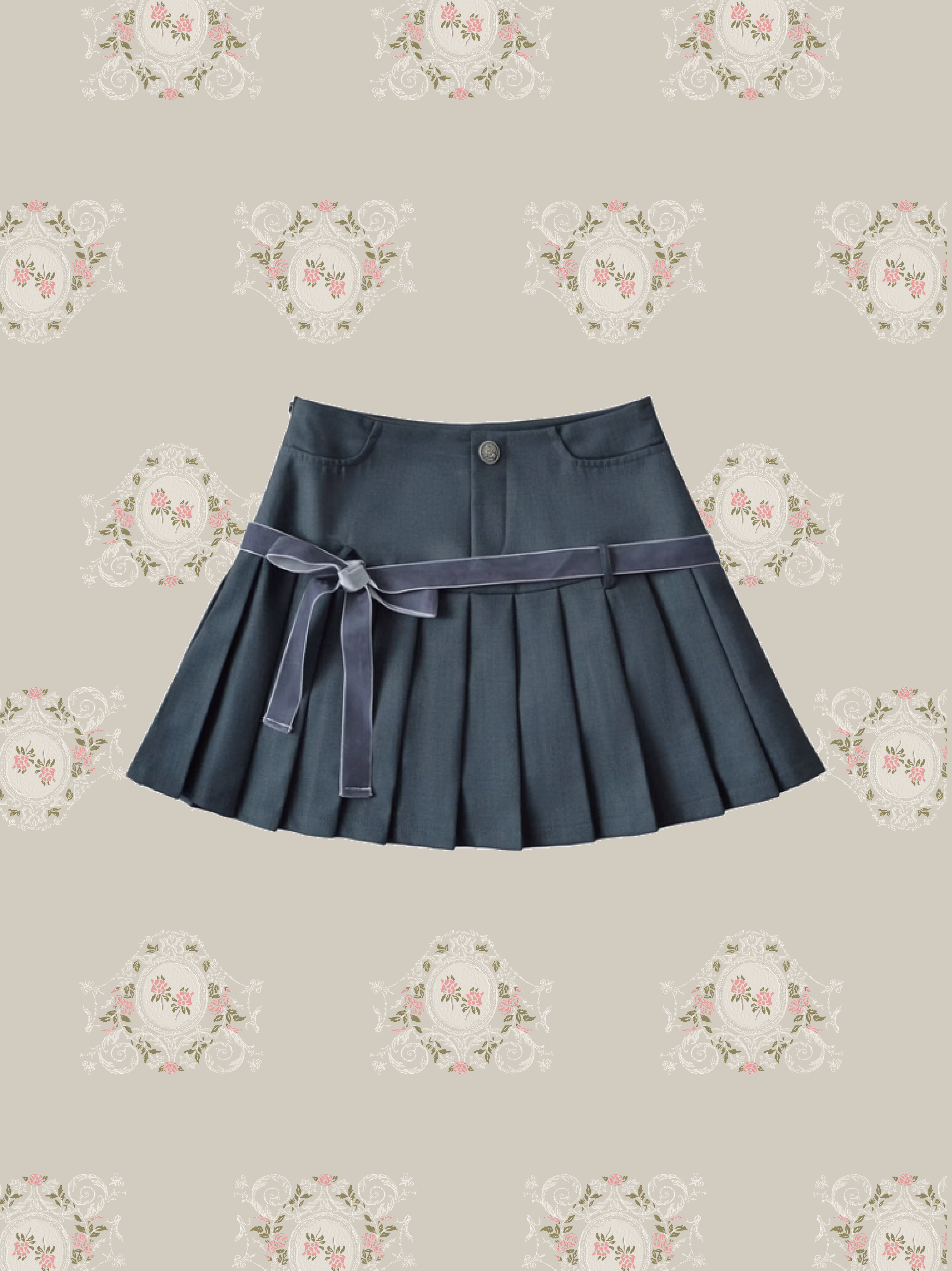 Preppy Style Mini Skirt/プレッピースタイルミニスカート