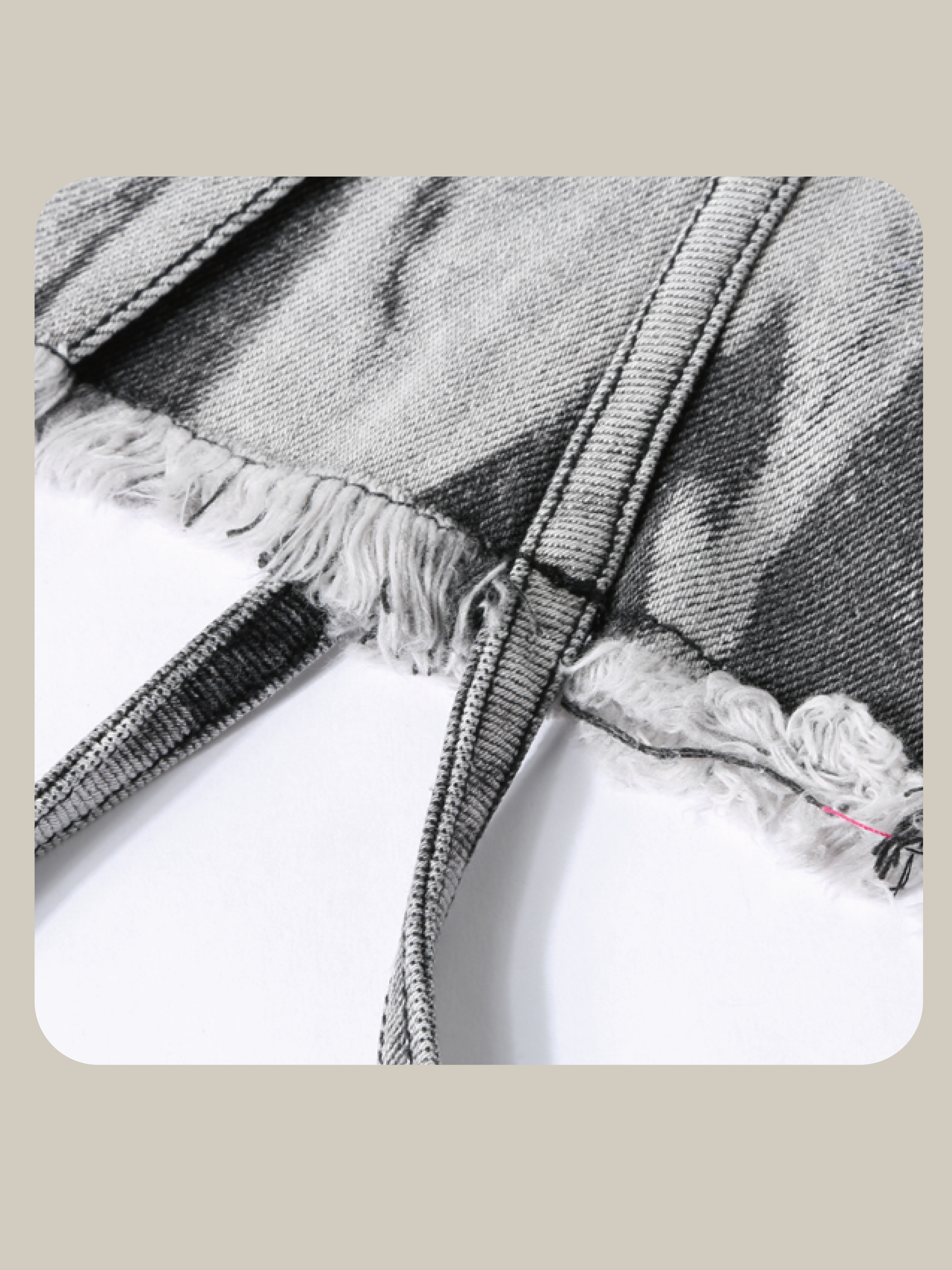 Tye Dye Fringe Mini Skirt/タイダイフリンジミニスカート