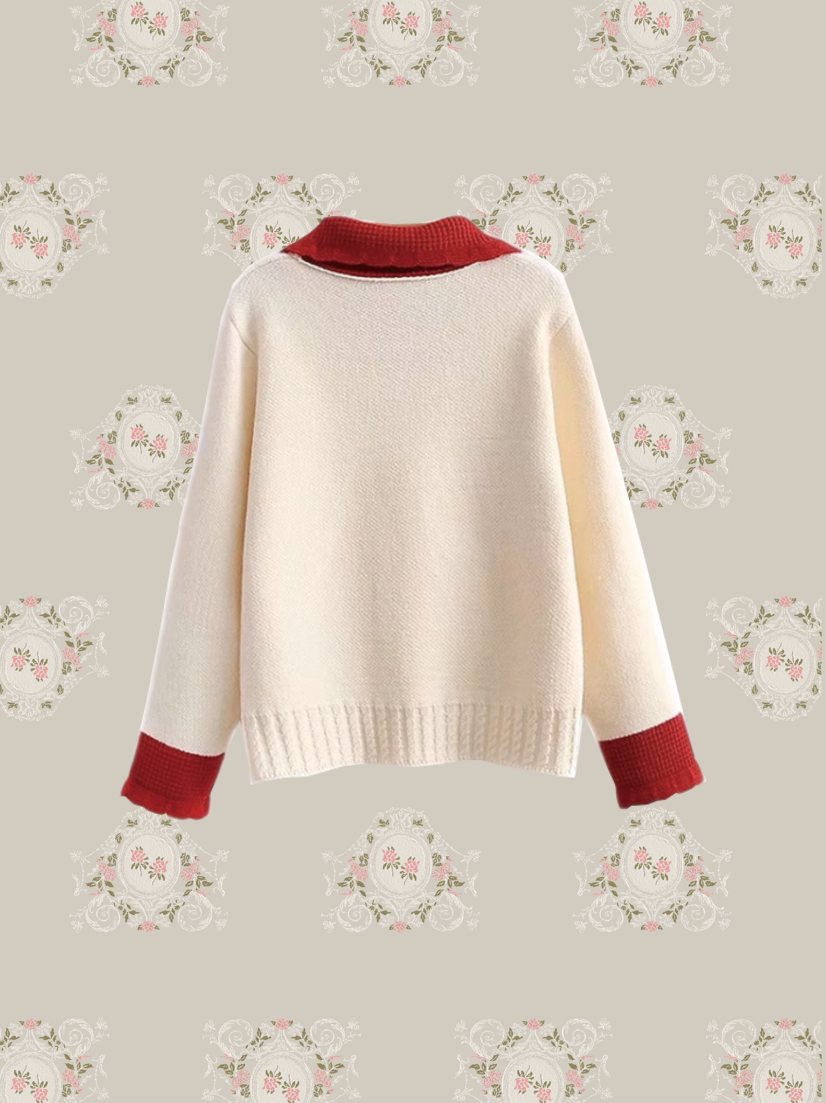 Stitched Doll Collar Cardigan/ステッチドールカラーカーディガン