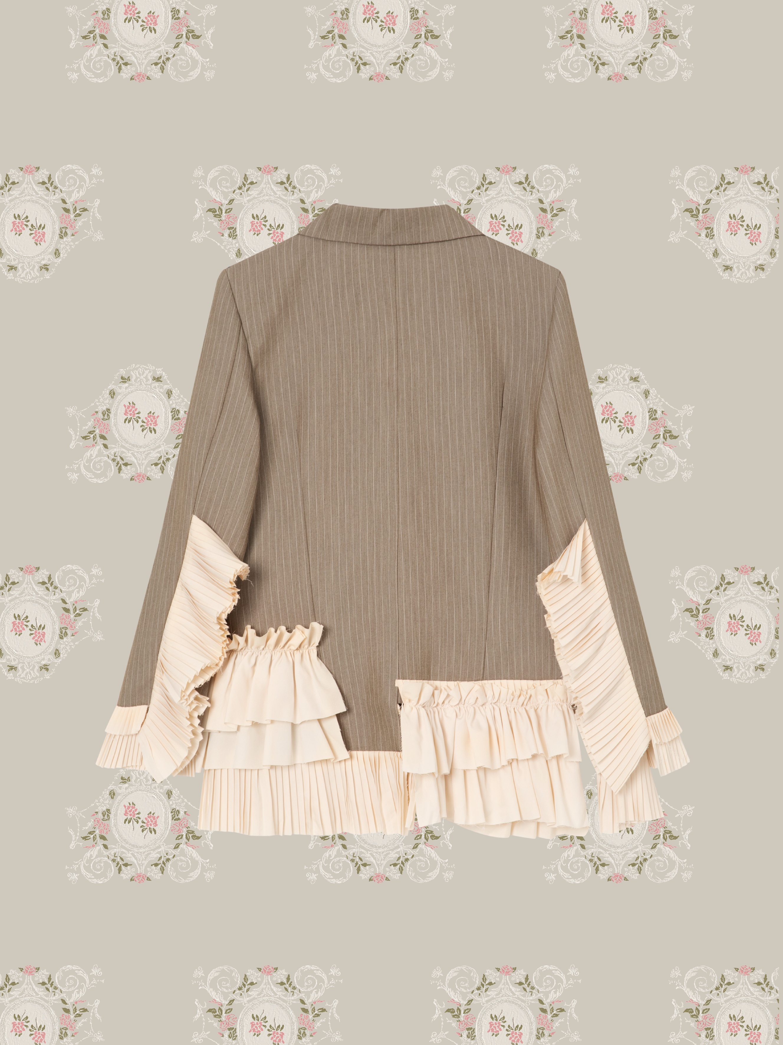 ・予約商品・Stripe Princess Frill Jacket/ストライププリンセスフリルジャケット