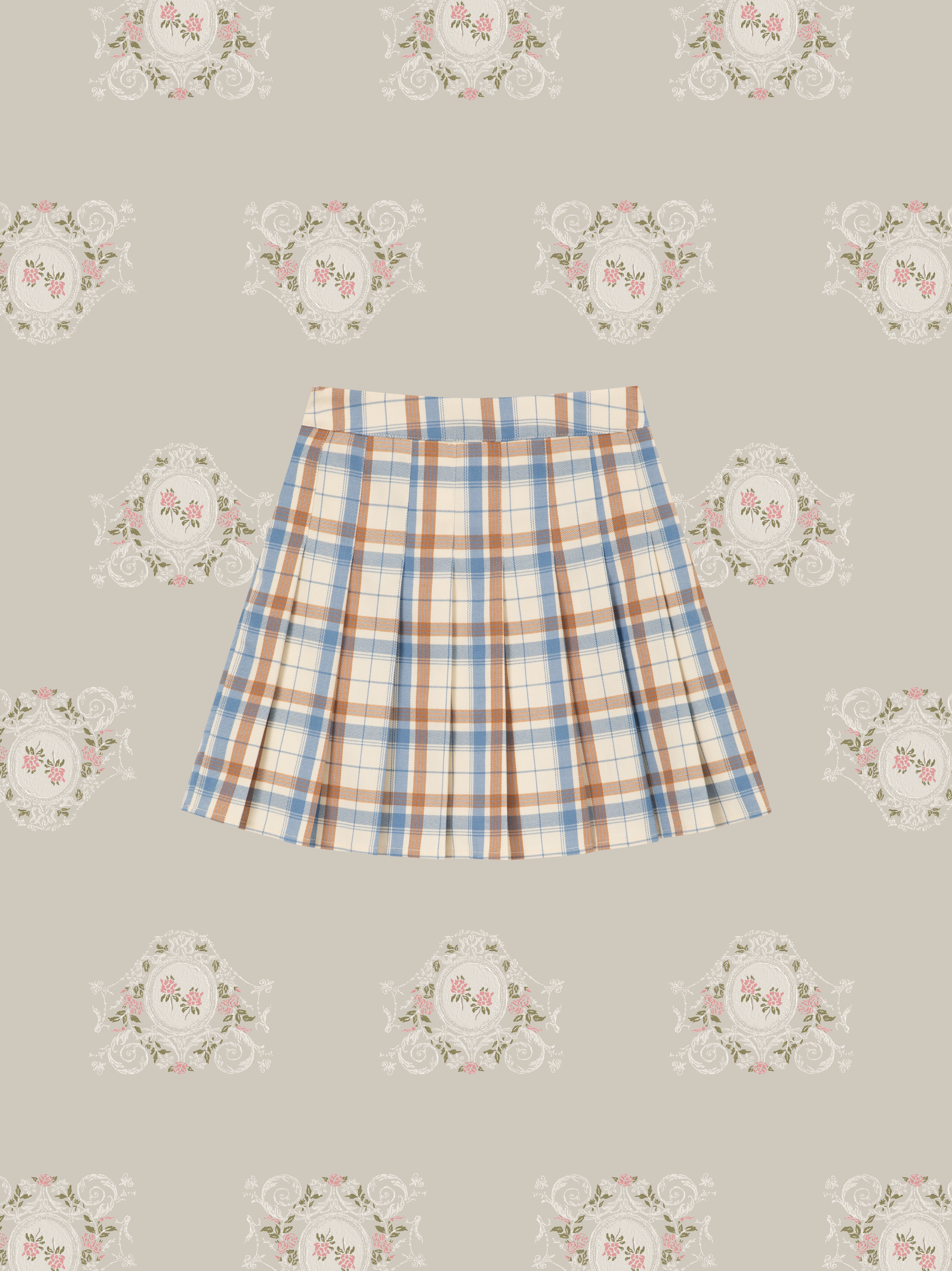 ・予約商品・Vintage Tartan Blazer Skirt Set U/ヴィンテージタータンブレザースカートセットアップ