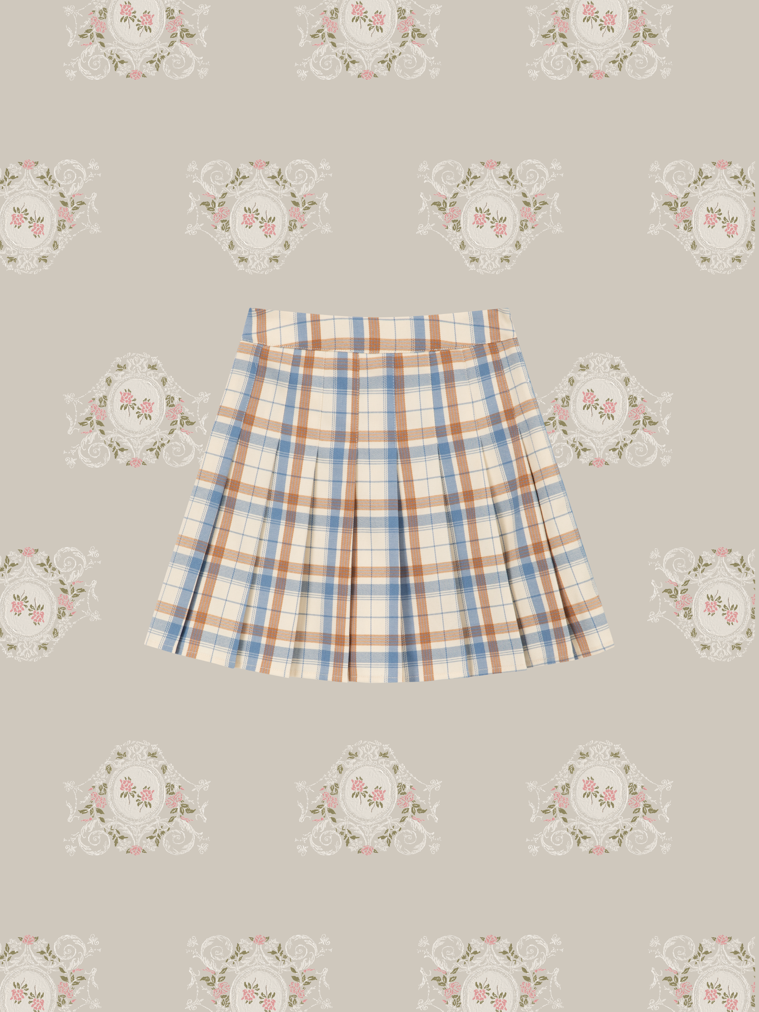 ・予約商品・Vintage Tartan Blazer Skirt Set U/ヴィンテージタータンブレザースカートセットアップ