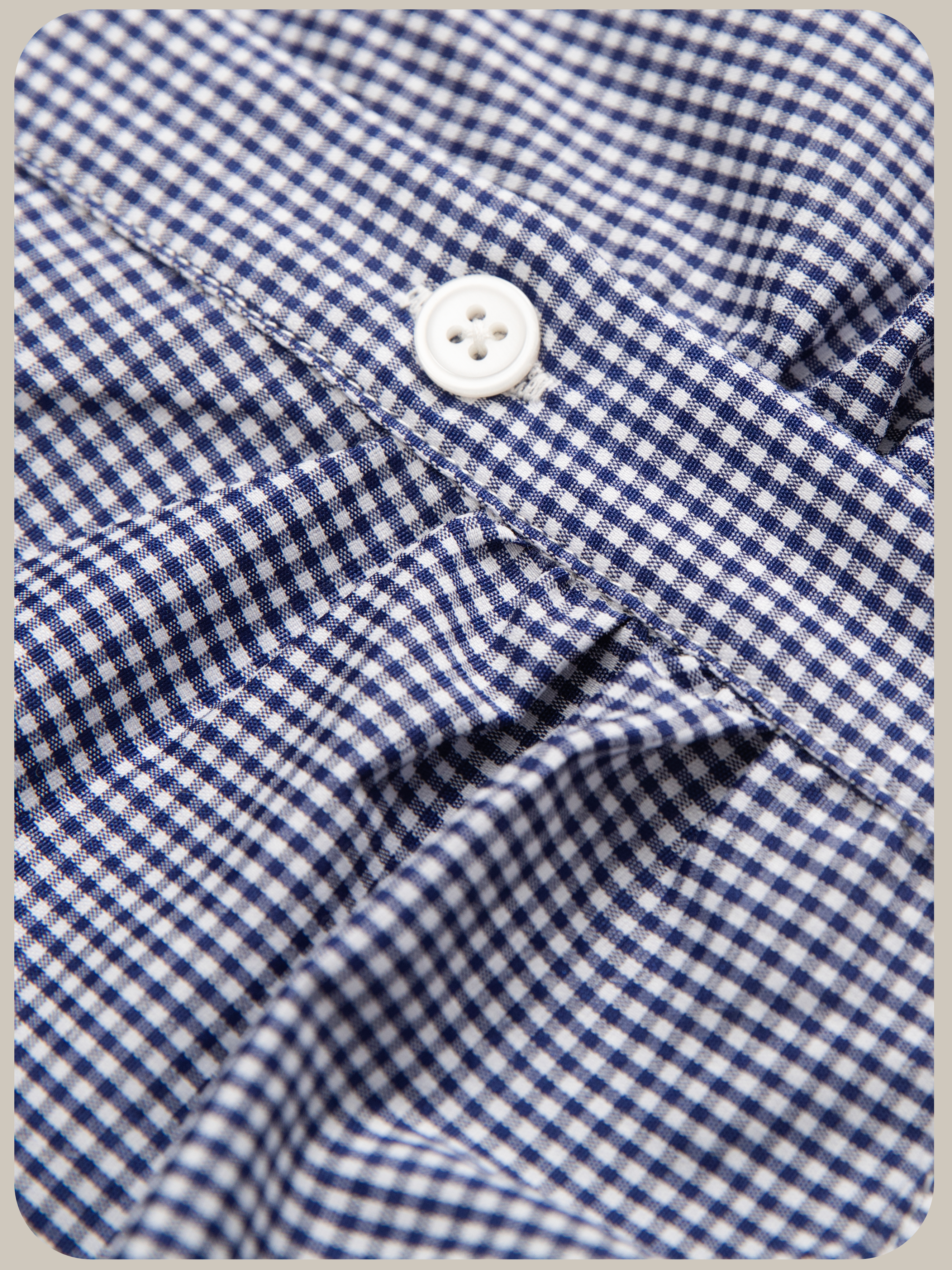 予約商品・Lace Piping Gingham Check Shirt/レースパイピングギンガムチェックシャツ