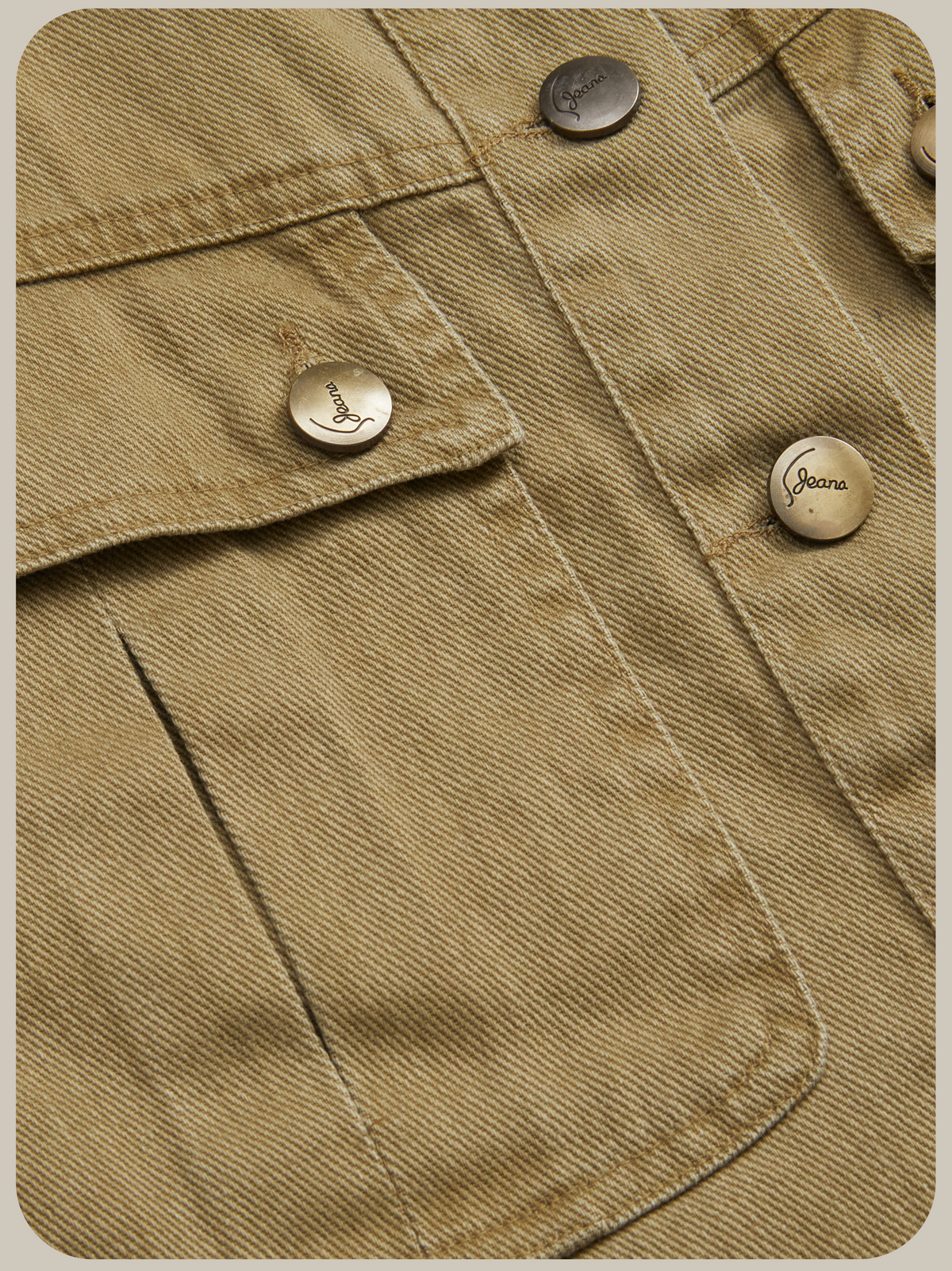Double Pocket Cropped Denim Jacket Set Up/ダブルポケットクロップドデニムジャケットセットアップ