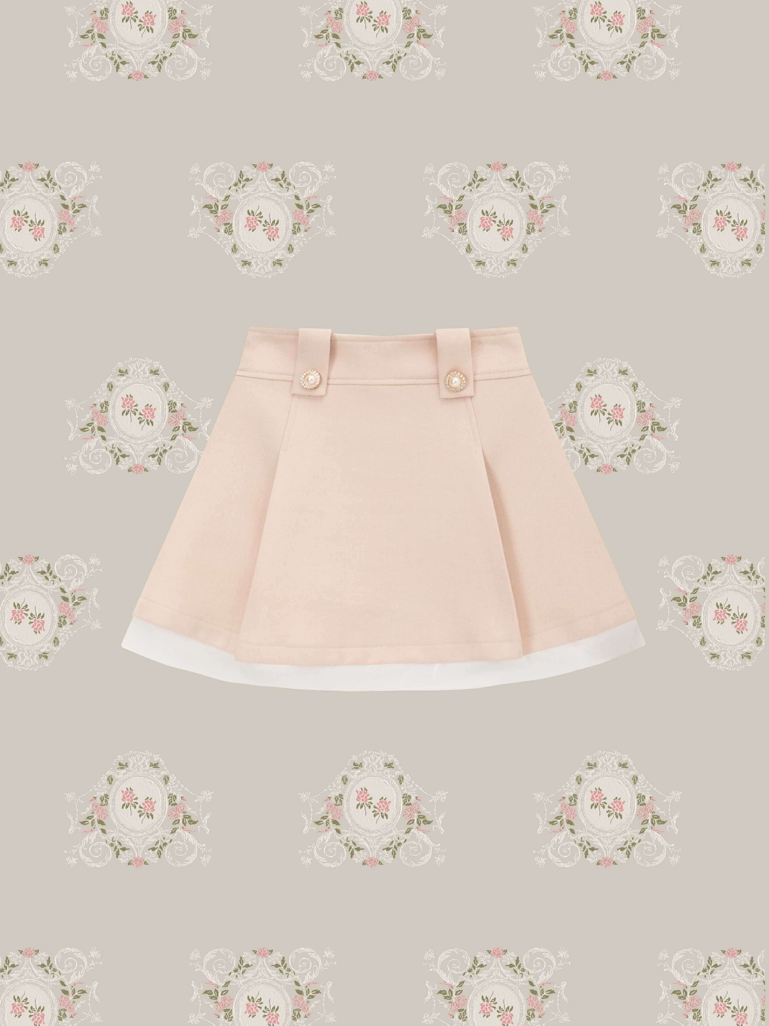 ・予約商品・Princess Lace Collar Woolly Pearl Set Up/プリンセスレースカラーウーリーパールセットアップ
