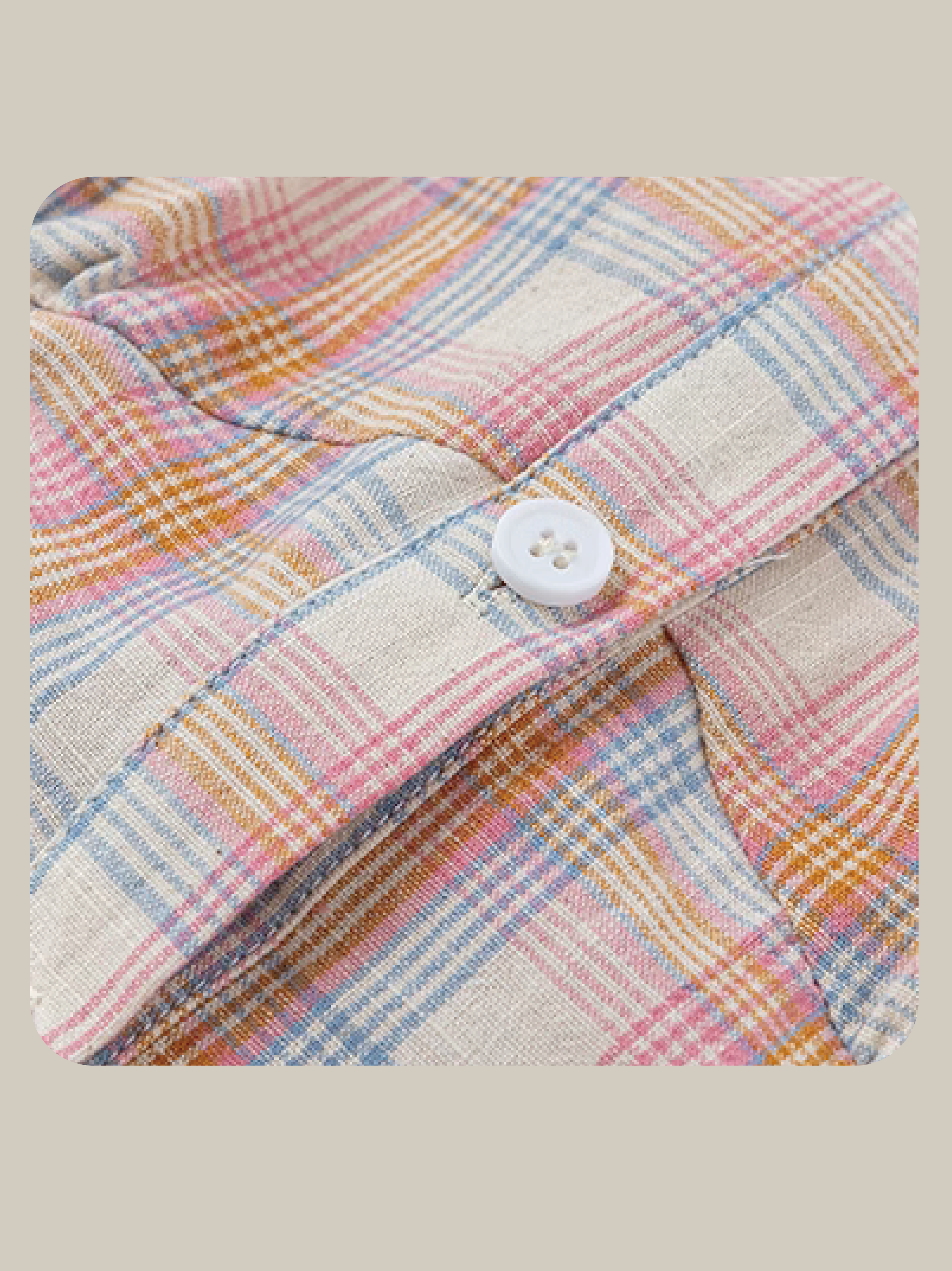 Pink Plaid Tether Top  ピンクチェックテザートップ
