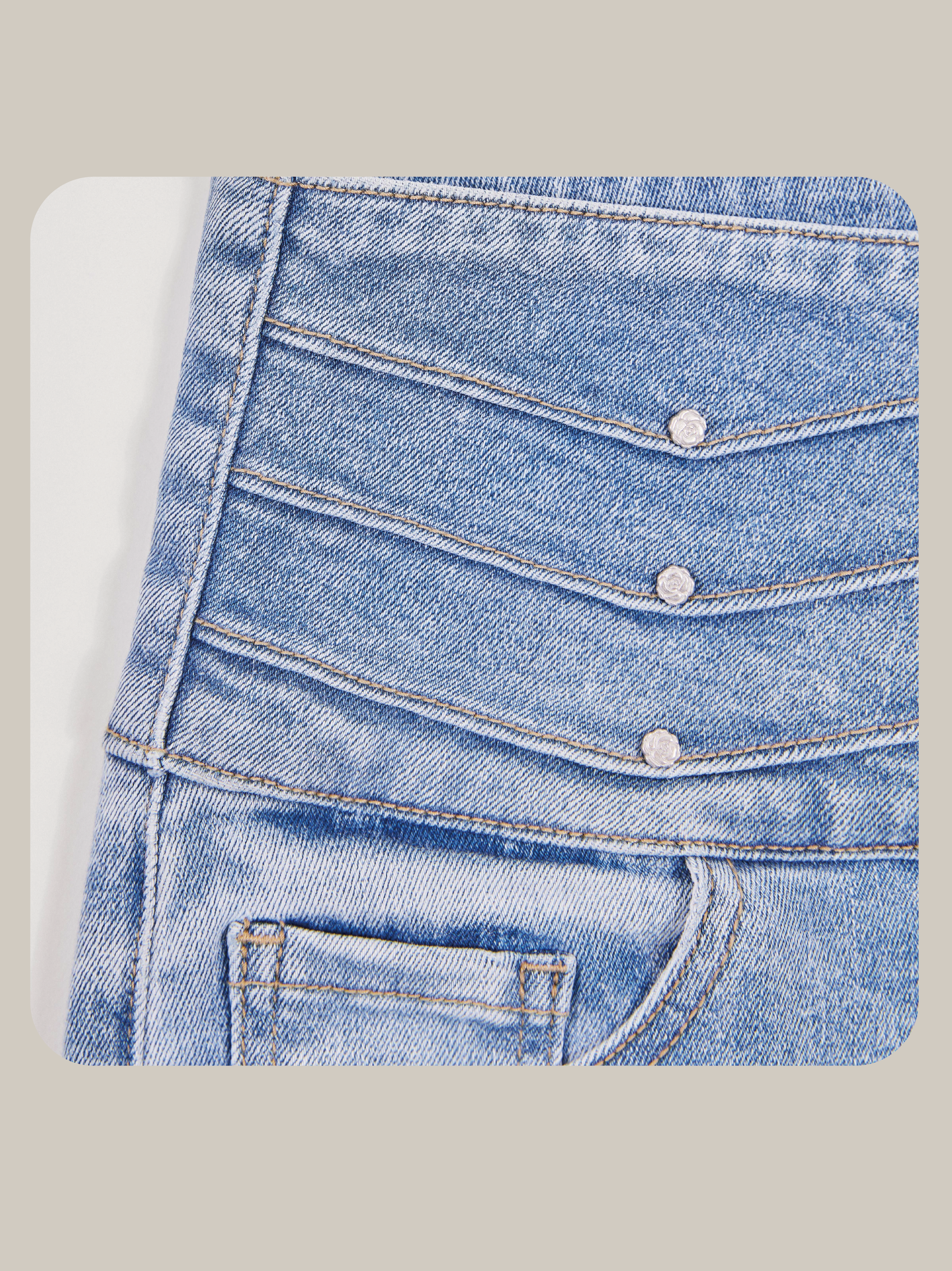 Vintage High-Waisted Stretch Skinny Jeans