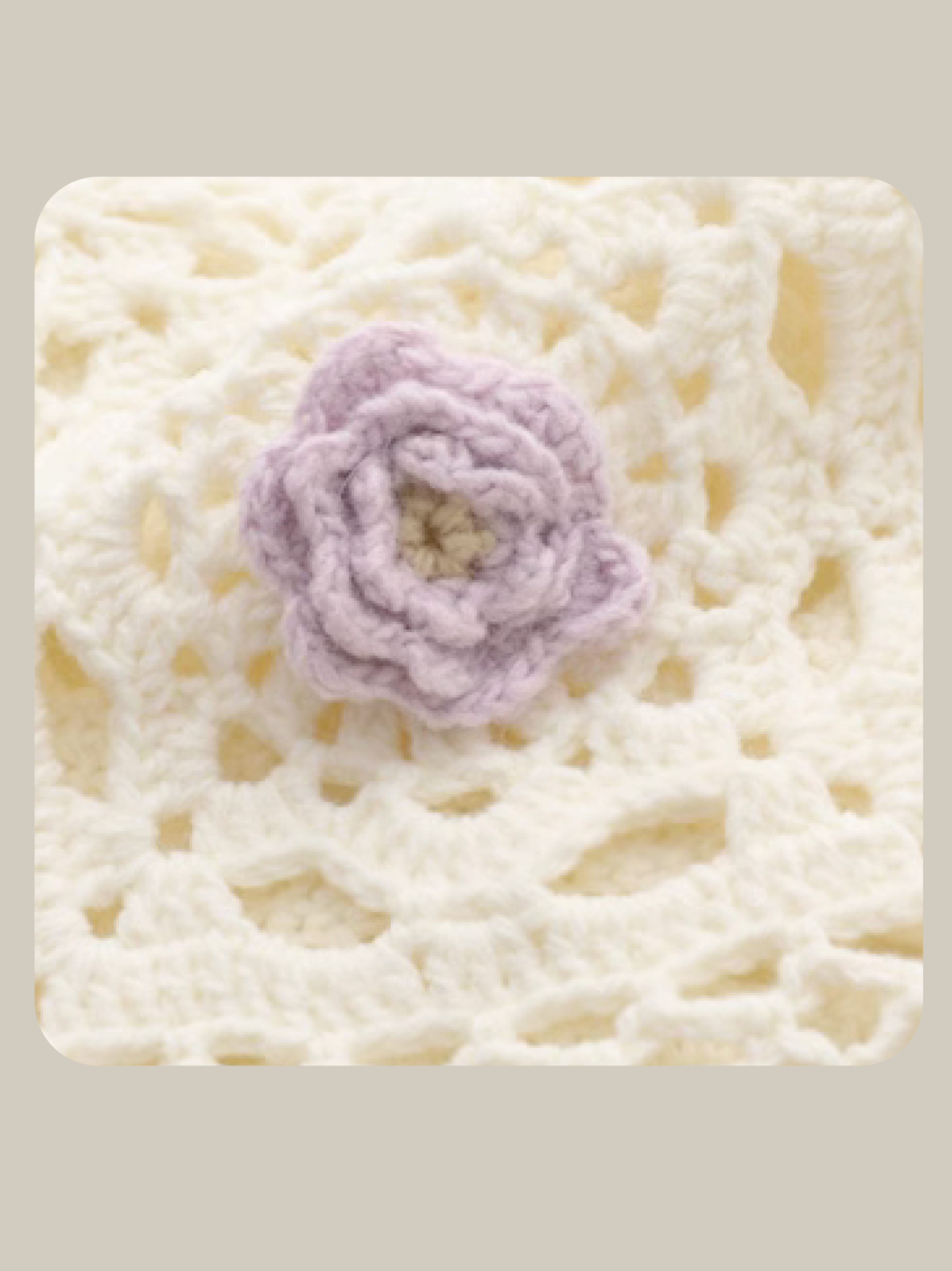 White Crocheted Camisole  ホワイトクロウシェイキャミソール