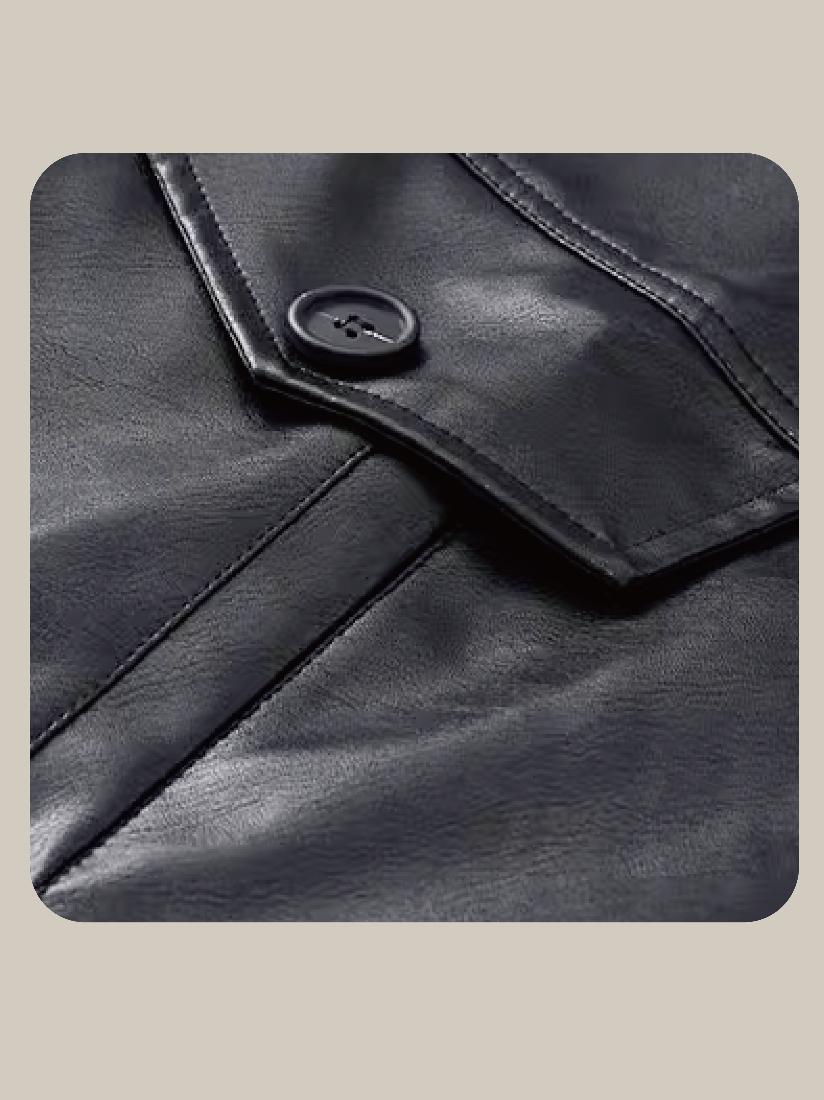 Silhouette Pu Leather Jacket