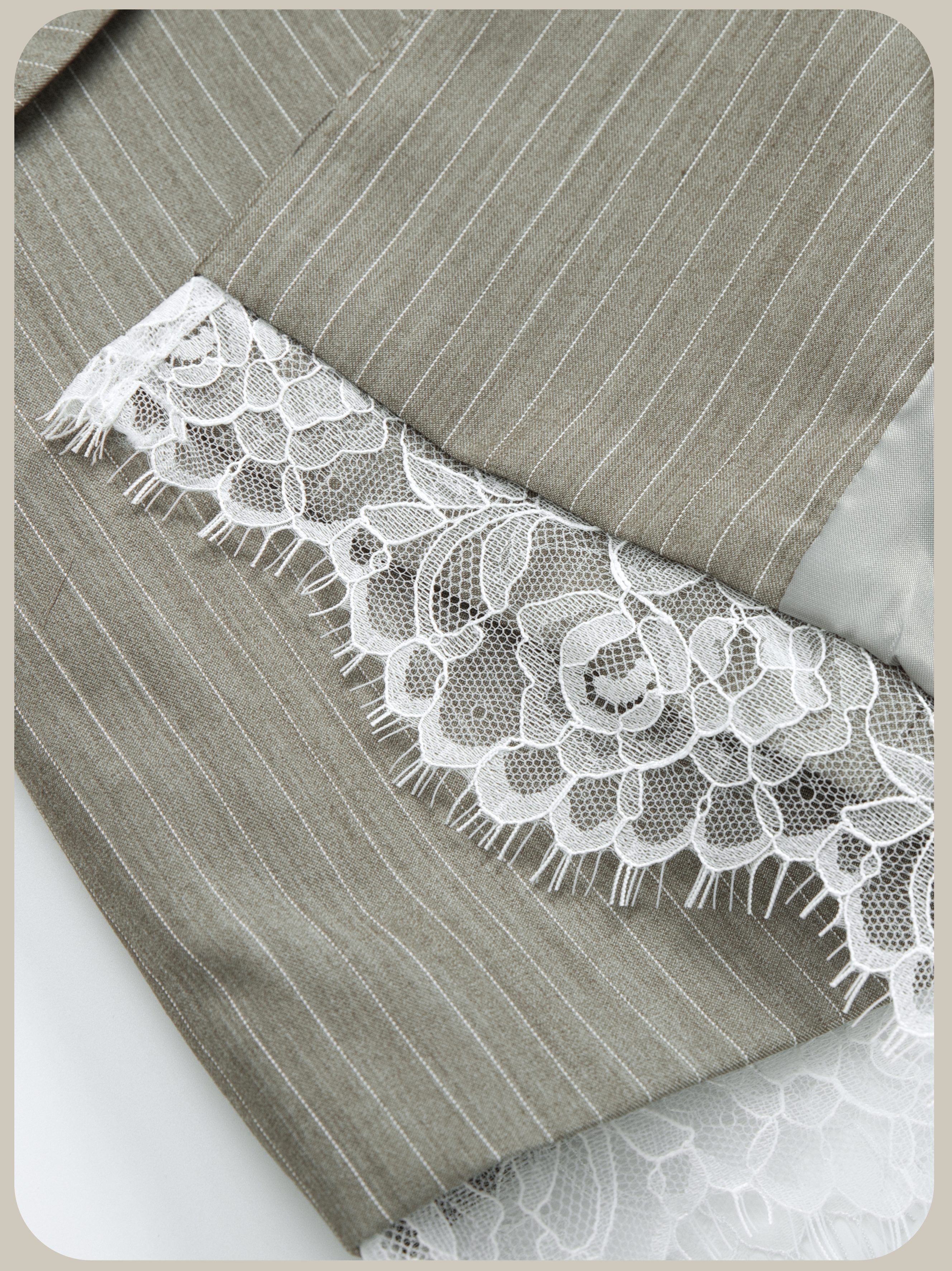 ・予約商品・Open Shoulder Lace Blazer Dress/オープンショルダーレースブレザードレス