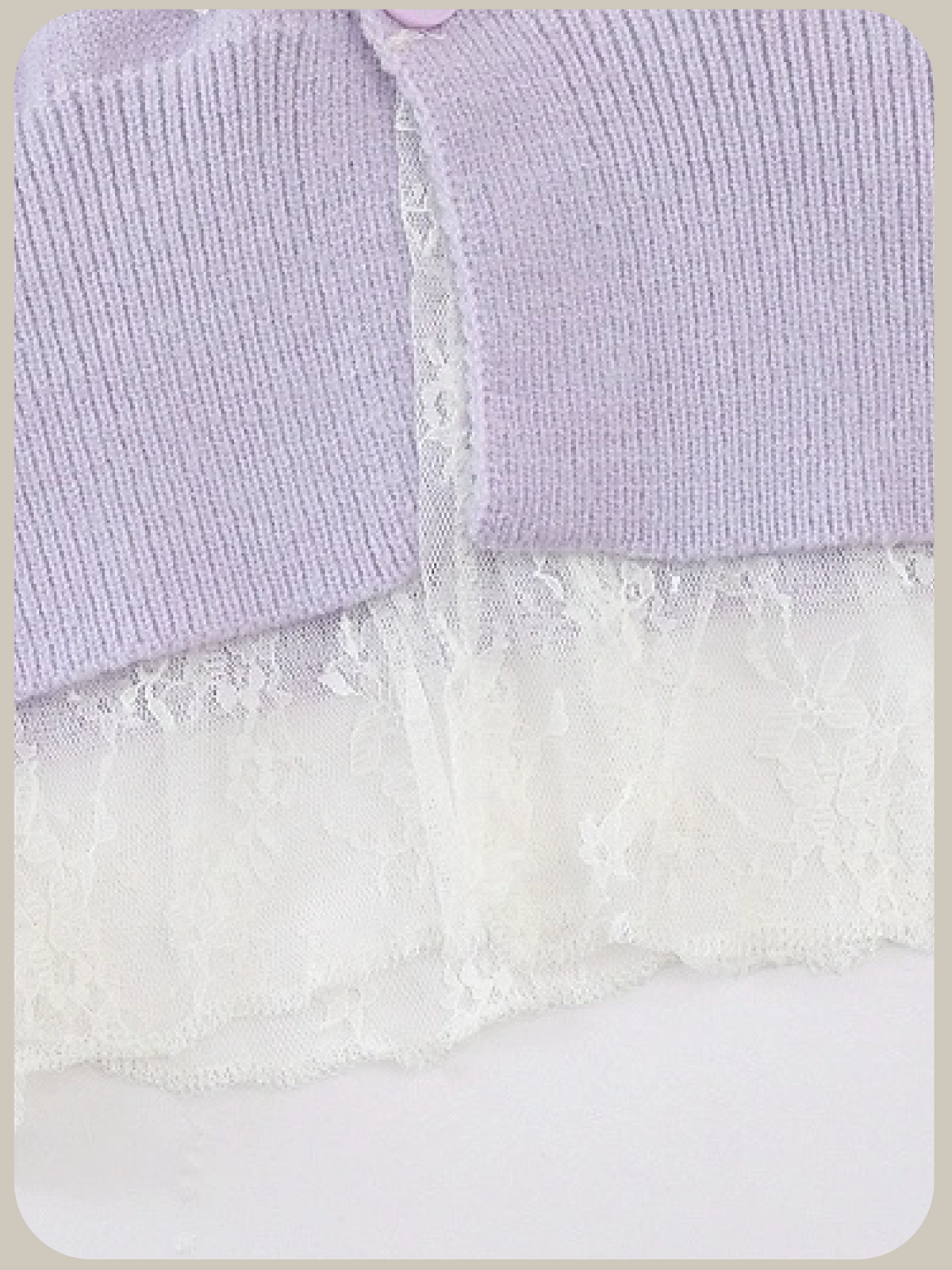 Sweet Lace Stitching Cardigan/スウィートレースステッチカーディガン