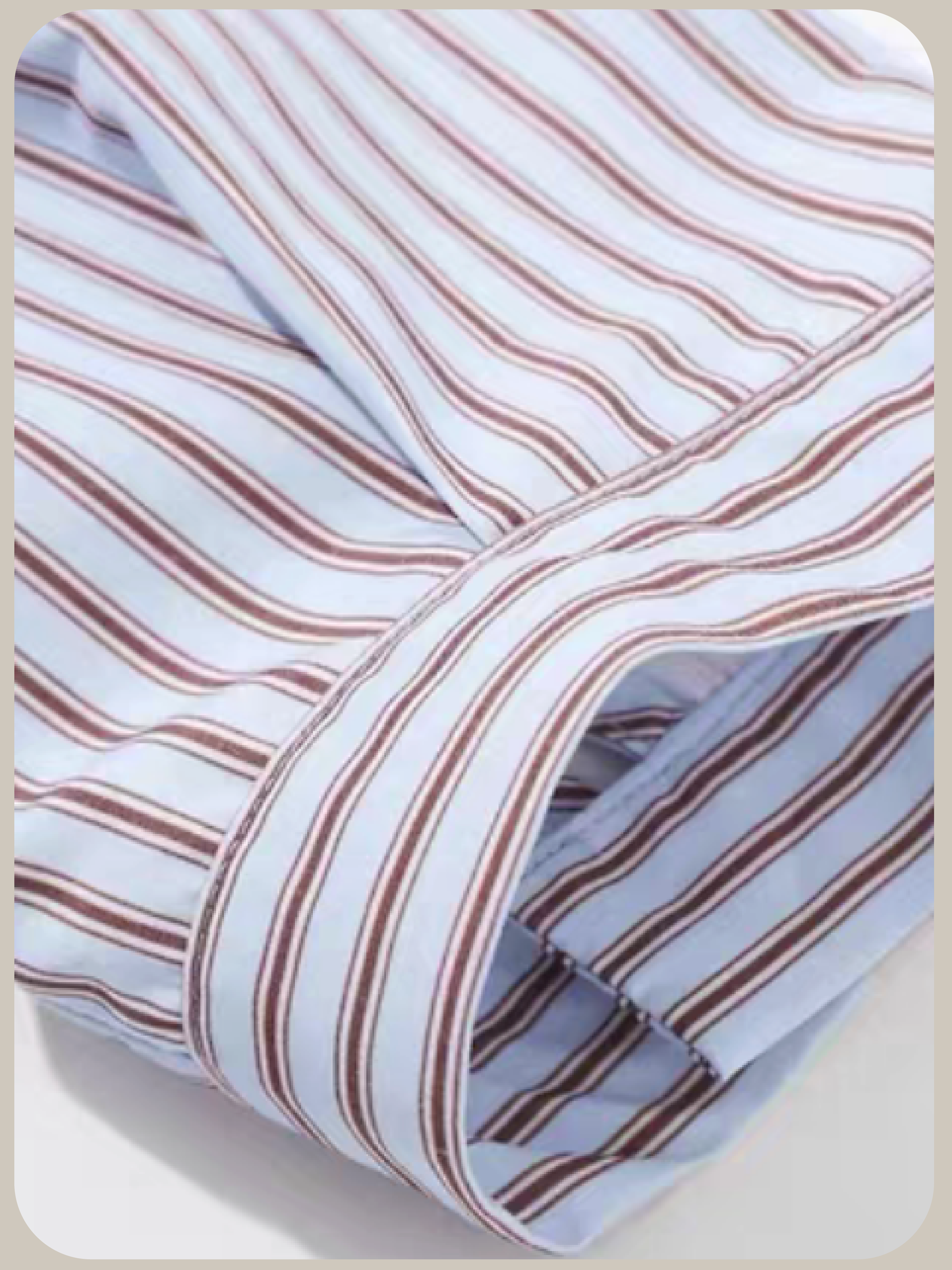 Asymmetry Stripe Button Shirt/アシンメトリーストライプボタンシャツ