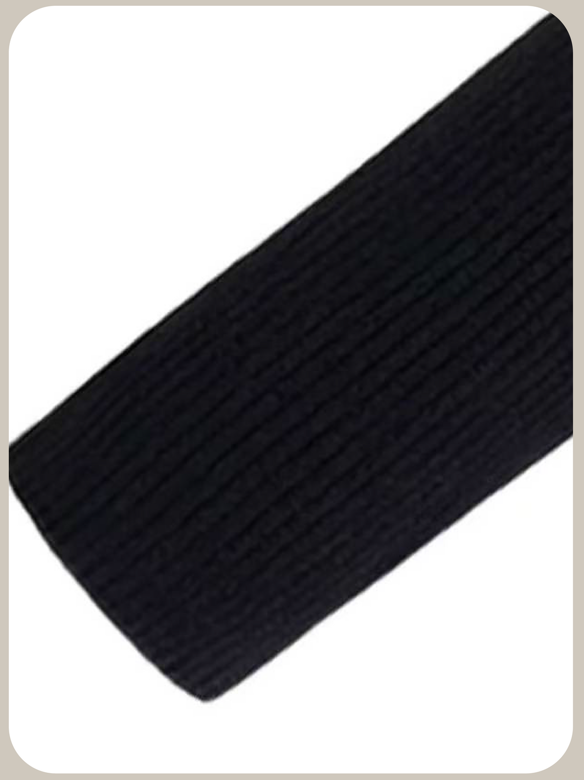 Black White Stripe Bow V‑Neck Knit Top/黒×白ストライプ柄 Vネックリボンニットトップス