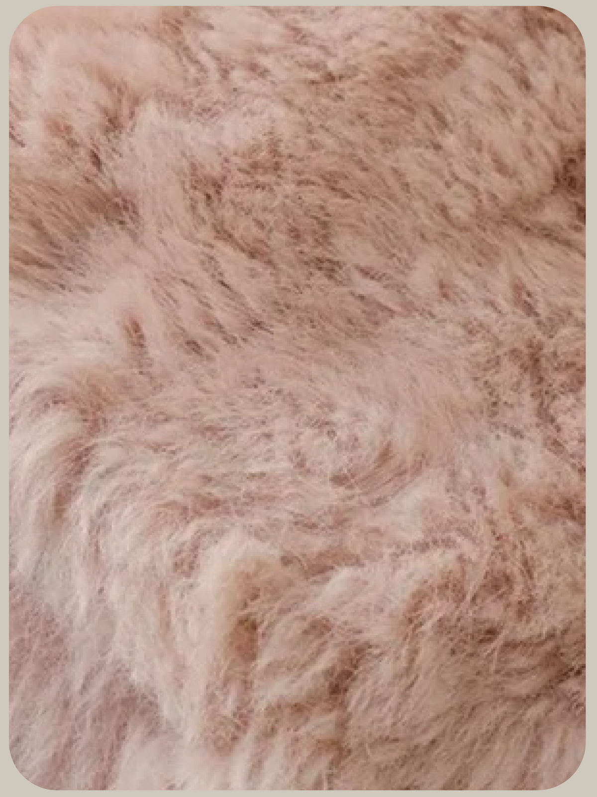 Cozy Pastel Color Faux Fur Coat/パステルカラーフェイクファーコート