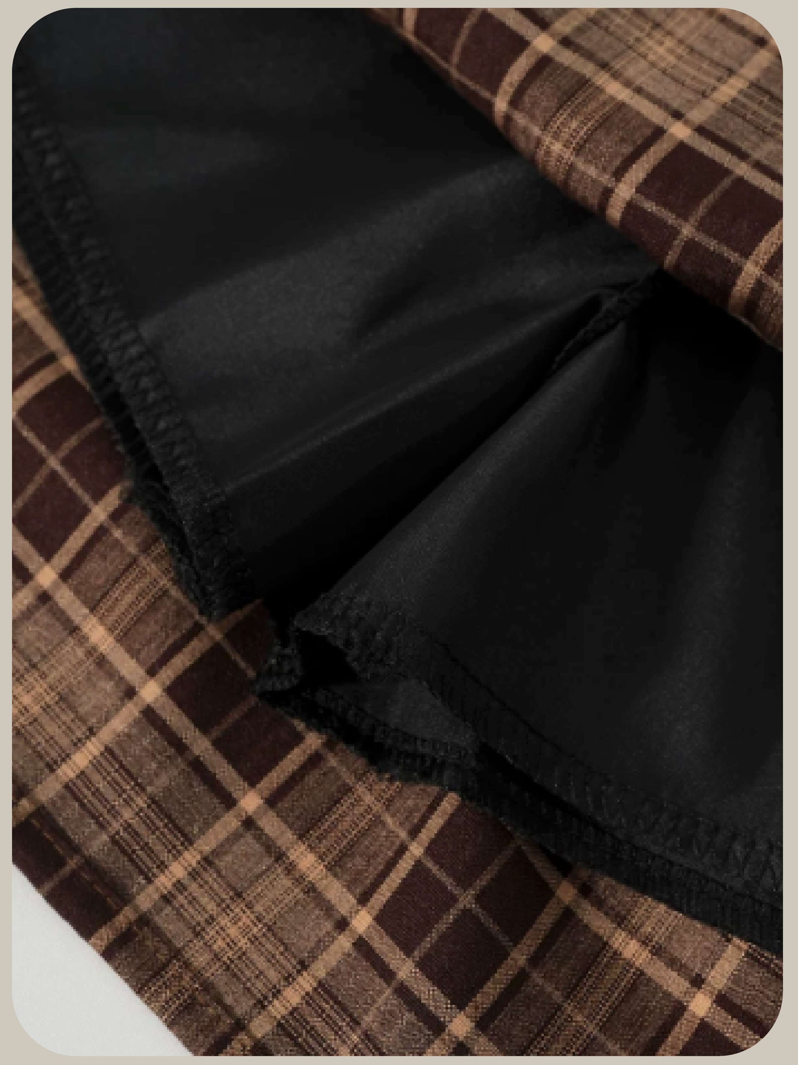 Lace Docking Check Skirt/レースドッキングチェックスカート