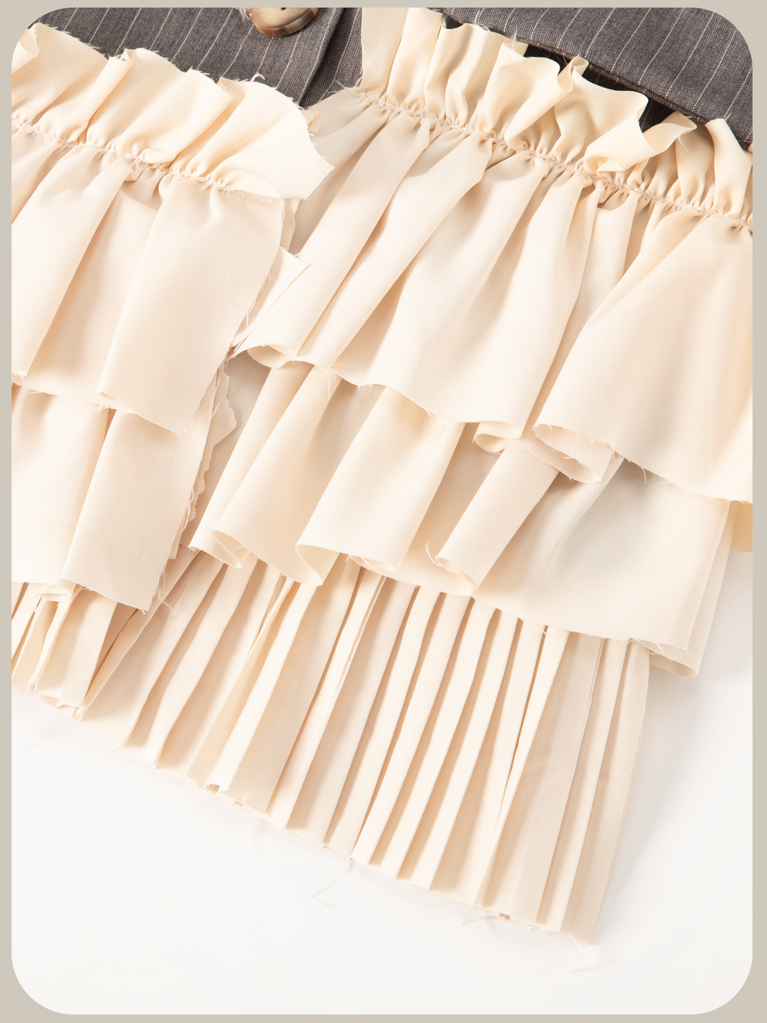 ・予約商品・Stripe Princess Frill Jacket/ストライププリンセスフリルジャケット